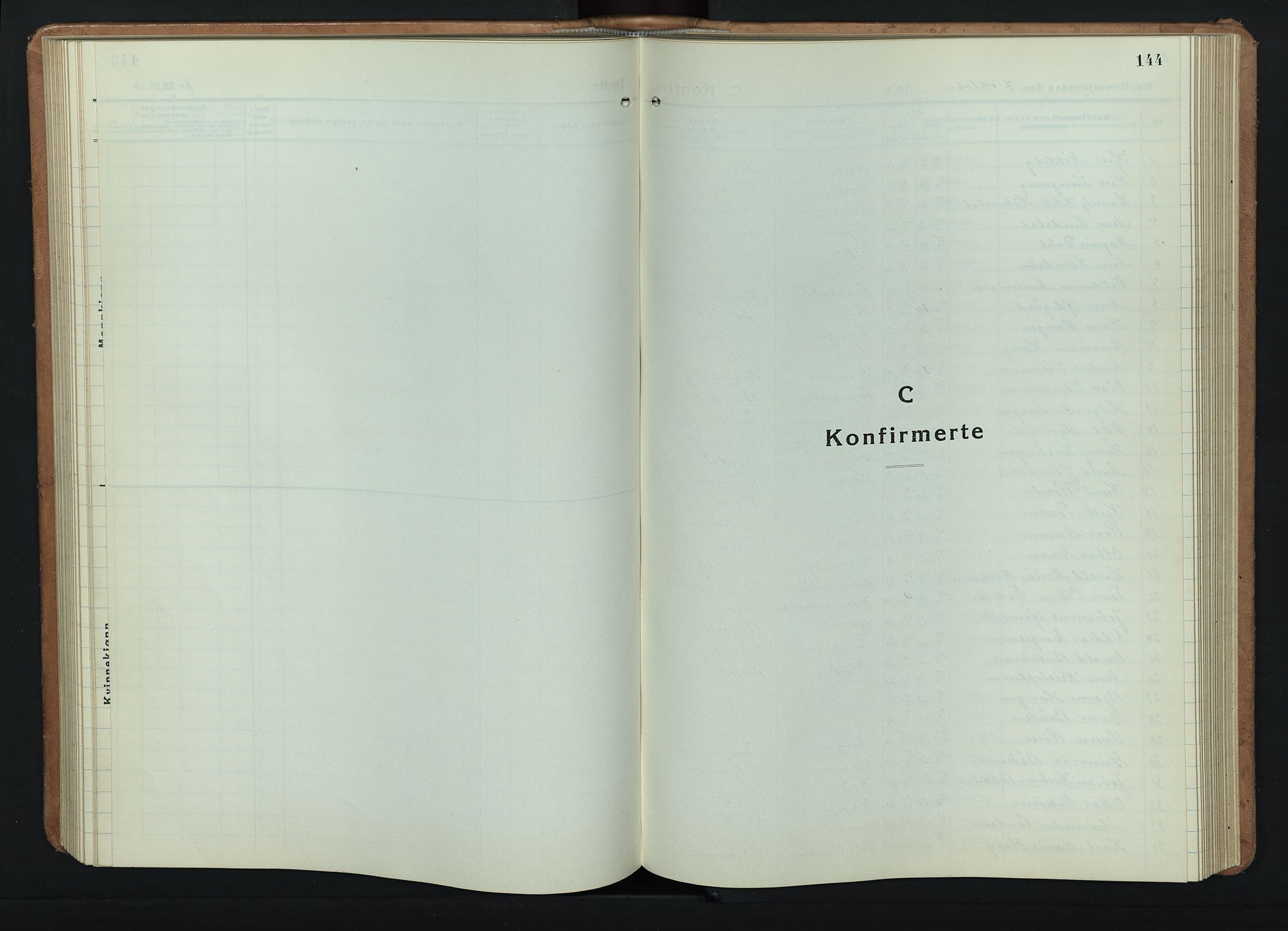 Østre Toten prestekontor, SAH/PREST-104/H/Ha/Hab/L0011: Parish register (copy) no. 11, 1934-1952, p. 144