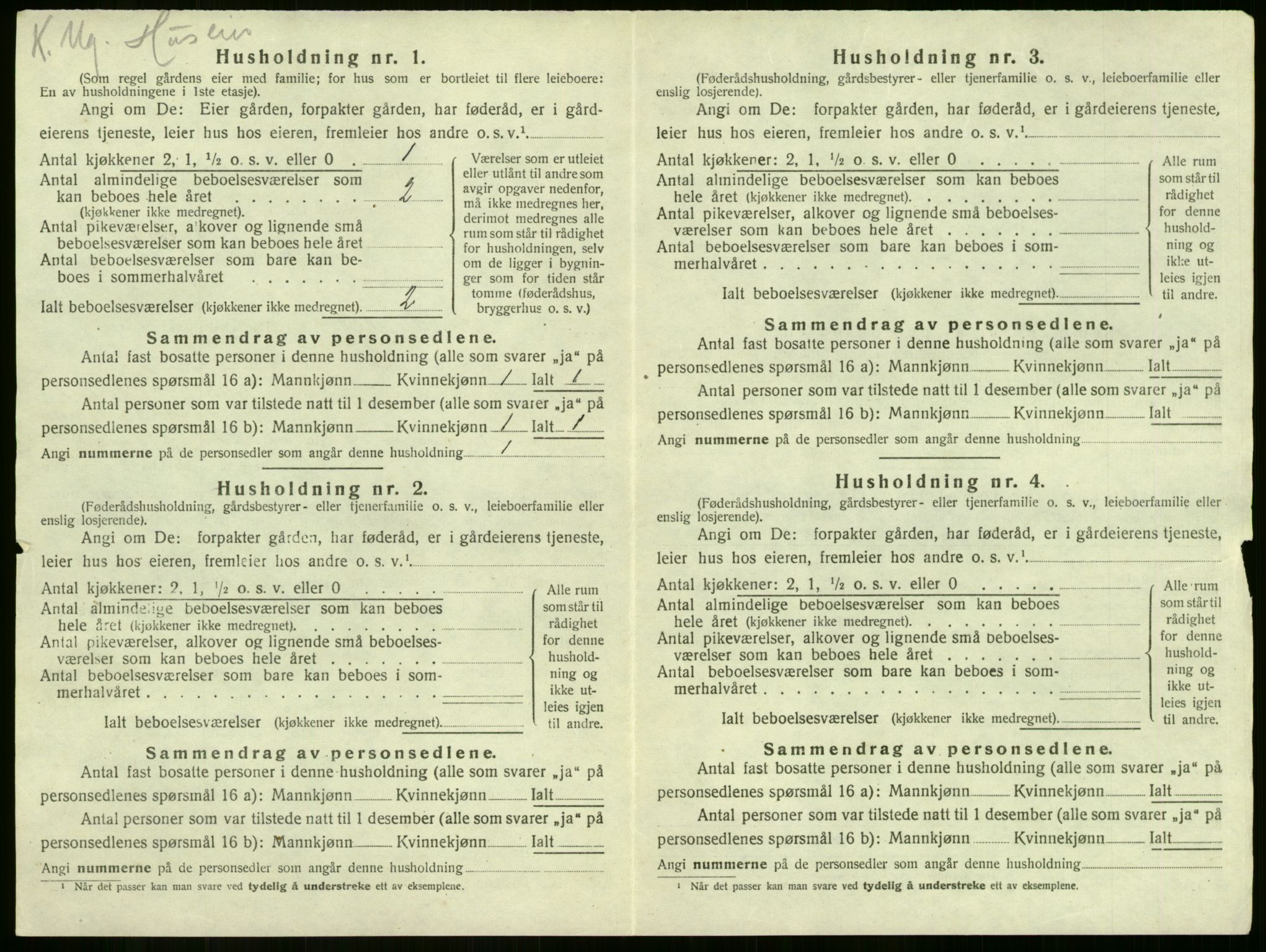 SAKO, 1920 census for Sandeherred, 1920, p. 1937