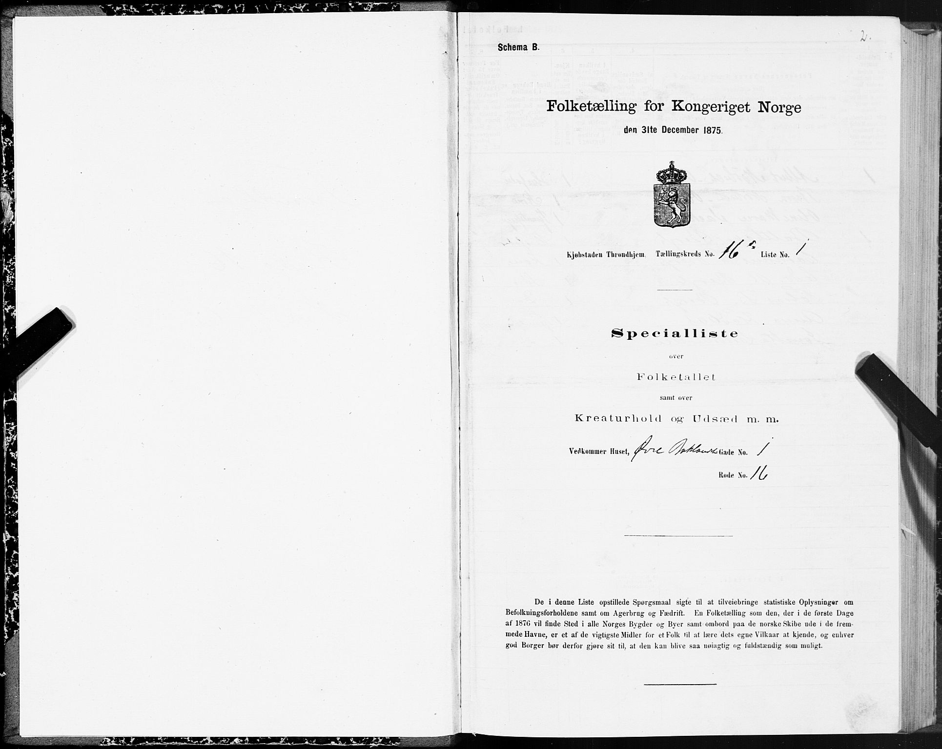 SAT, 1875 census for 1601 Trondheim, 1875, p. 9002