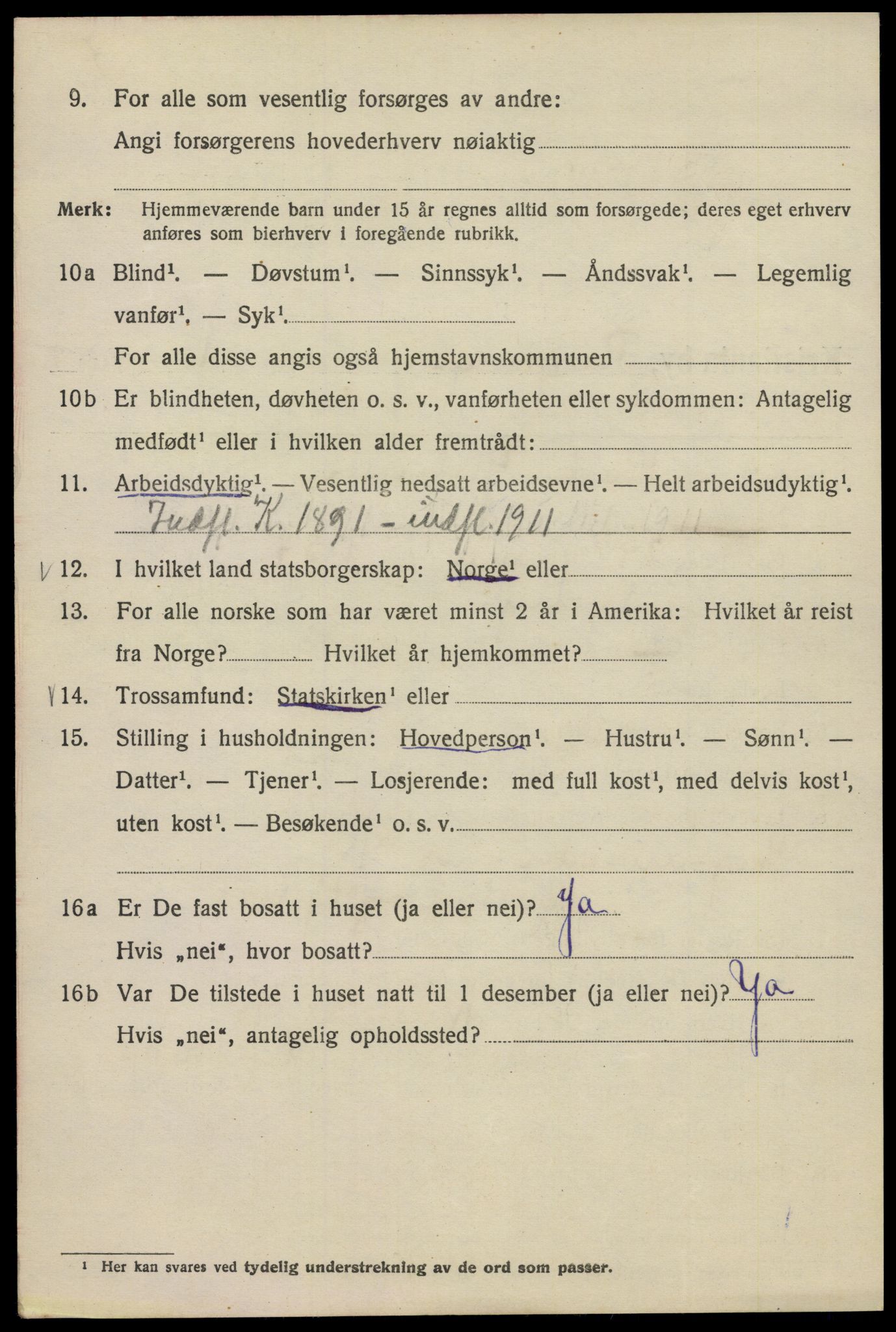 SAO, 1920 census for Kristiania, 1920, p. 152048