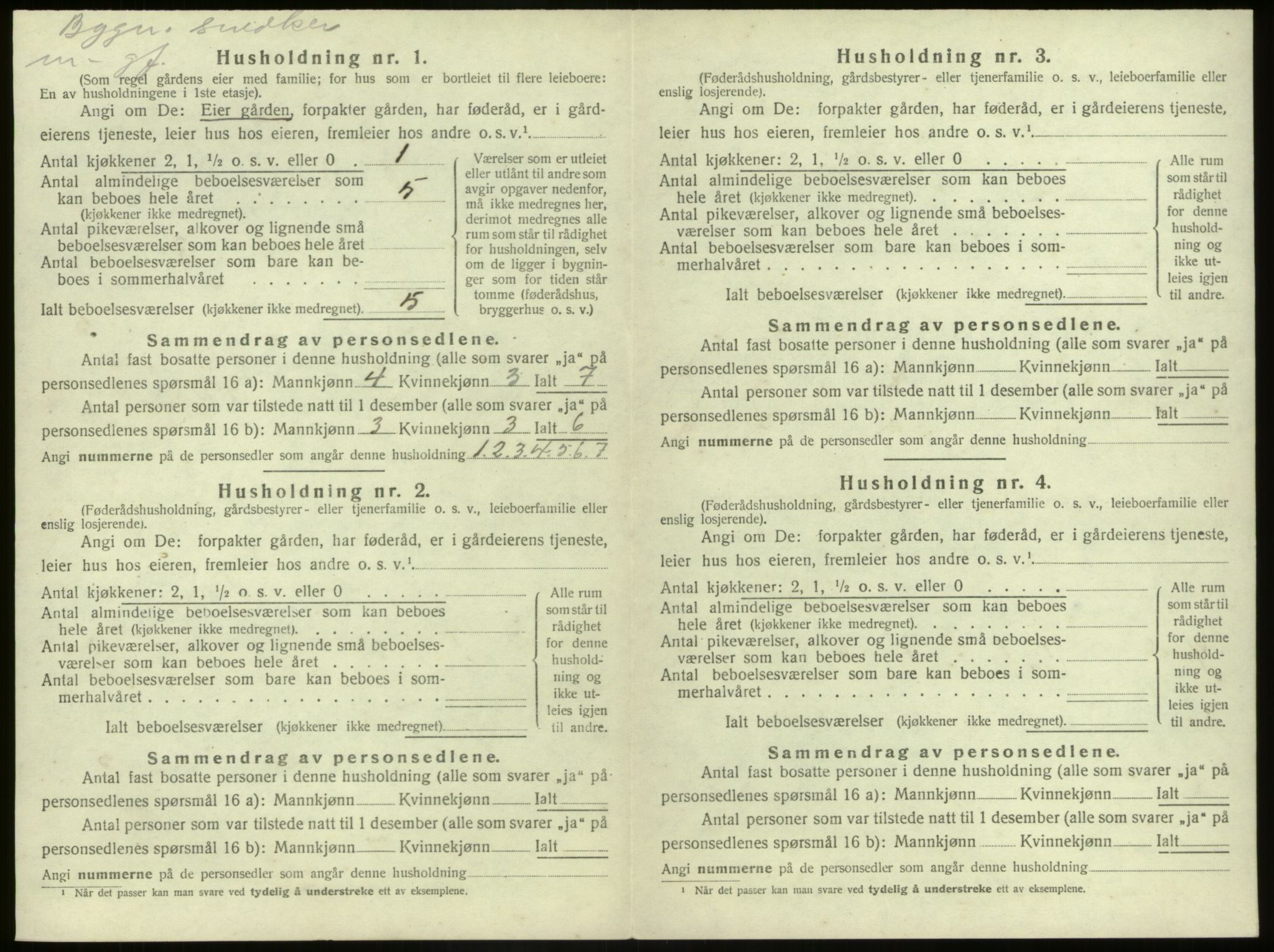 SAB, 1920 census for Kinn, 1920, p. 245