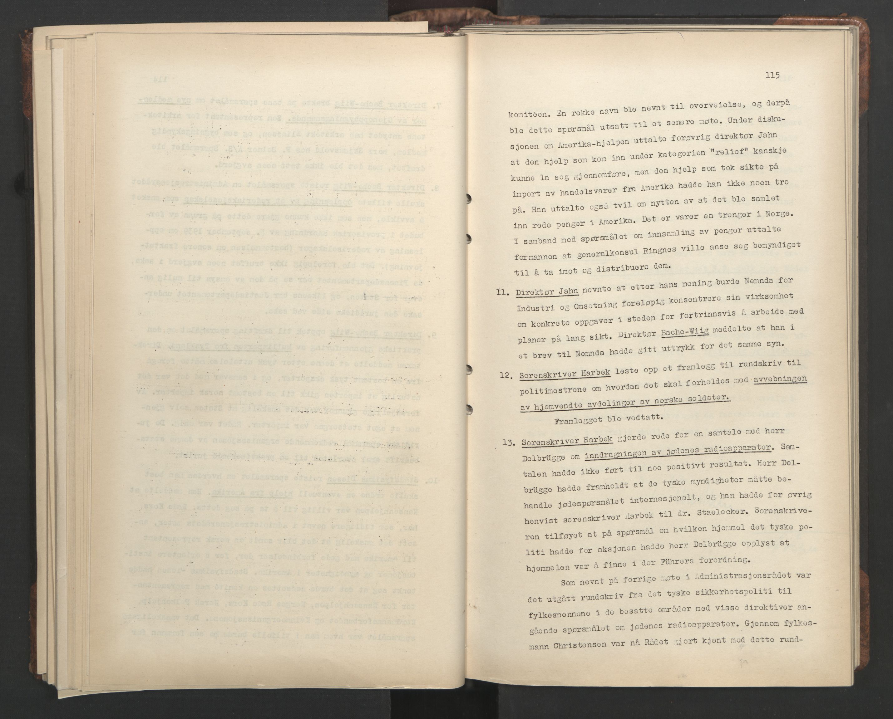 Administrasjonsrådet, AV/RA-S-1004/A/L0001: Møteprotokoll med tillegg 15/4-25/9, 1940, p. 115