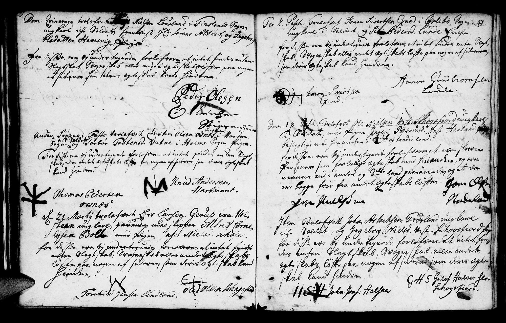 Mandal sokneprestkontor, AV/SAK-1111-0030/F/Fa/Faa/L0002: Parish register (official) no. A 2, 1720-1754, p. 41