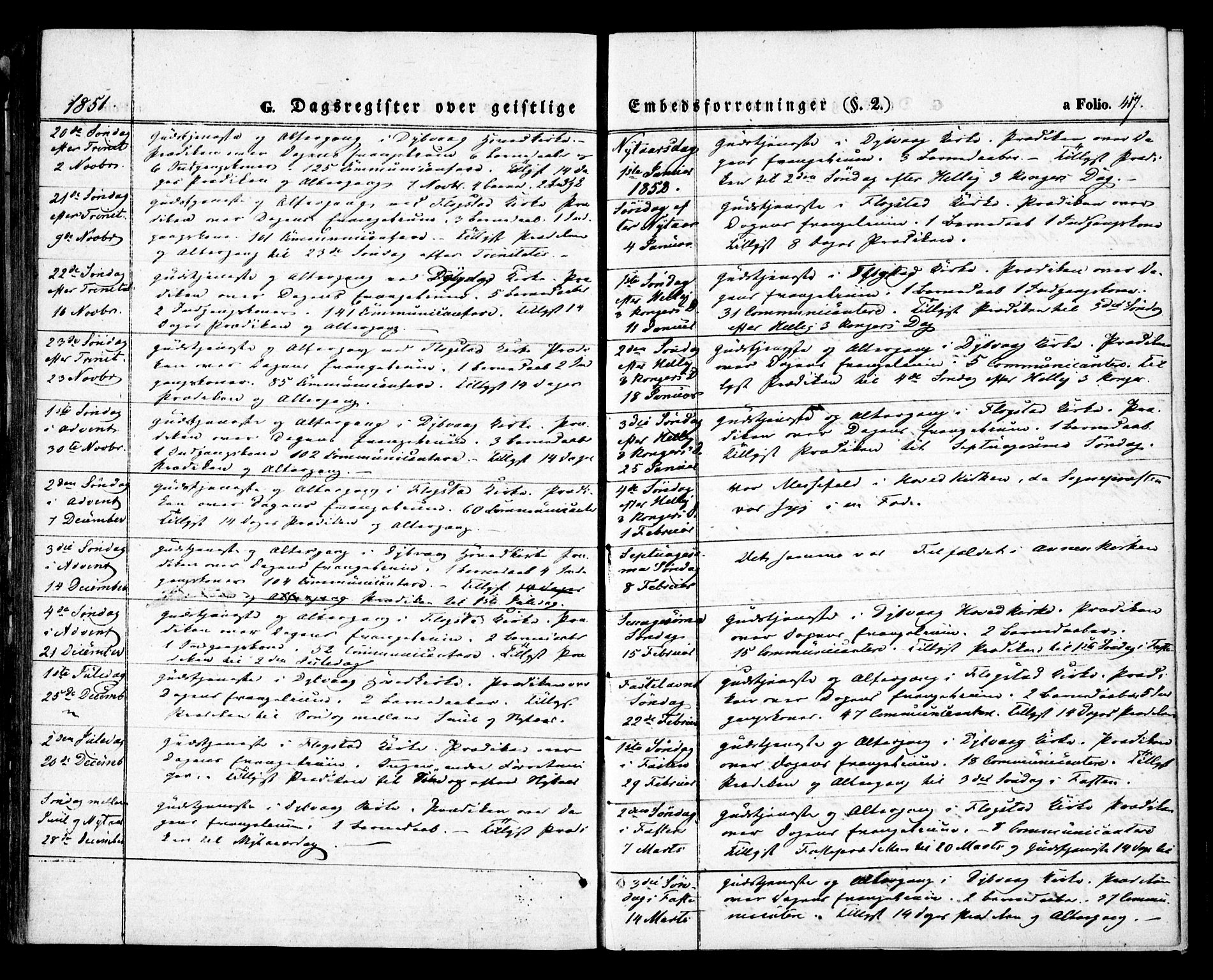 Dypvåg sokneprestkontor, AV/SAK-1111-0007/F/Fa/Faa/L0005: Parish register (official) no. A 5, 1841-1854, p. 417