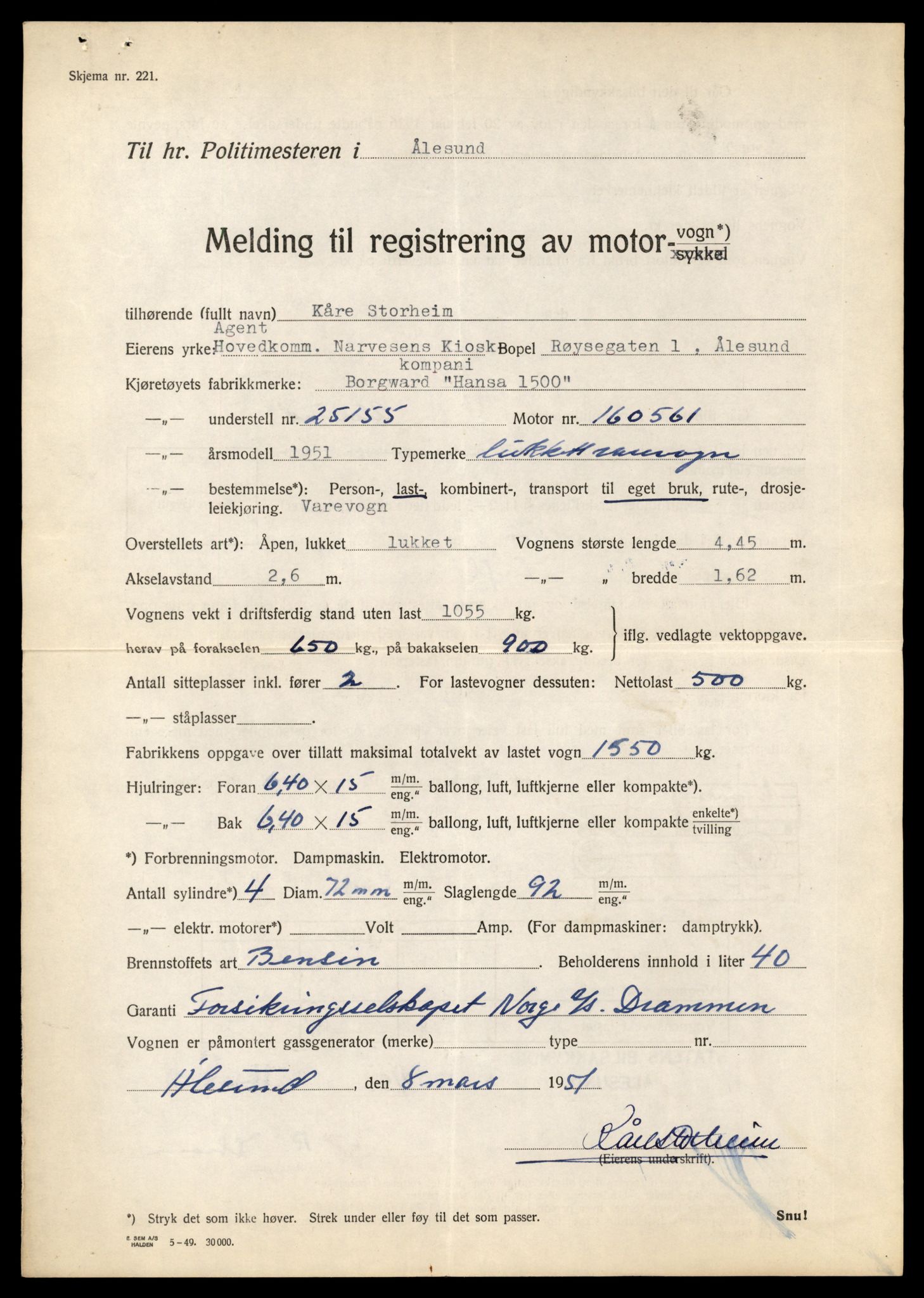 Møre og Romsdal vegkontor - Ålesund trafikkstasjon, AV/SAT-A-4099/F/Fe/L0015: Registreringskort for kjøretøy T 1700 - T 1850, 1927-1998, p. 1801