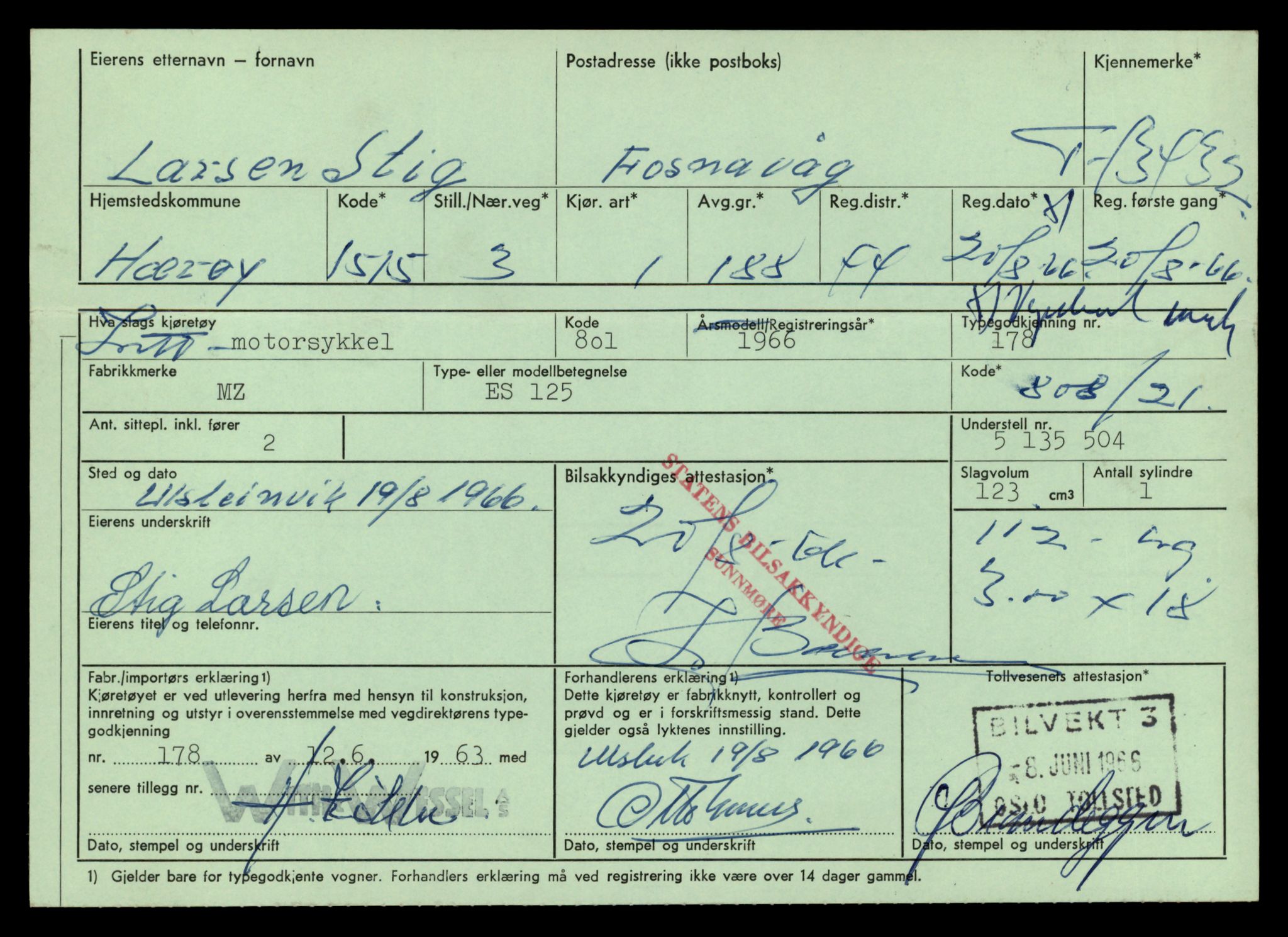 Møre og Romsdal vegkontor - Ålesund trafikkstasjon, AV/SAT-A-4099/F/Fe/L0039: Registreringskort for kjøretøy T 13361 - T 13530, 1927-1998, p. 1213
