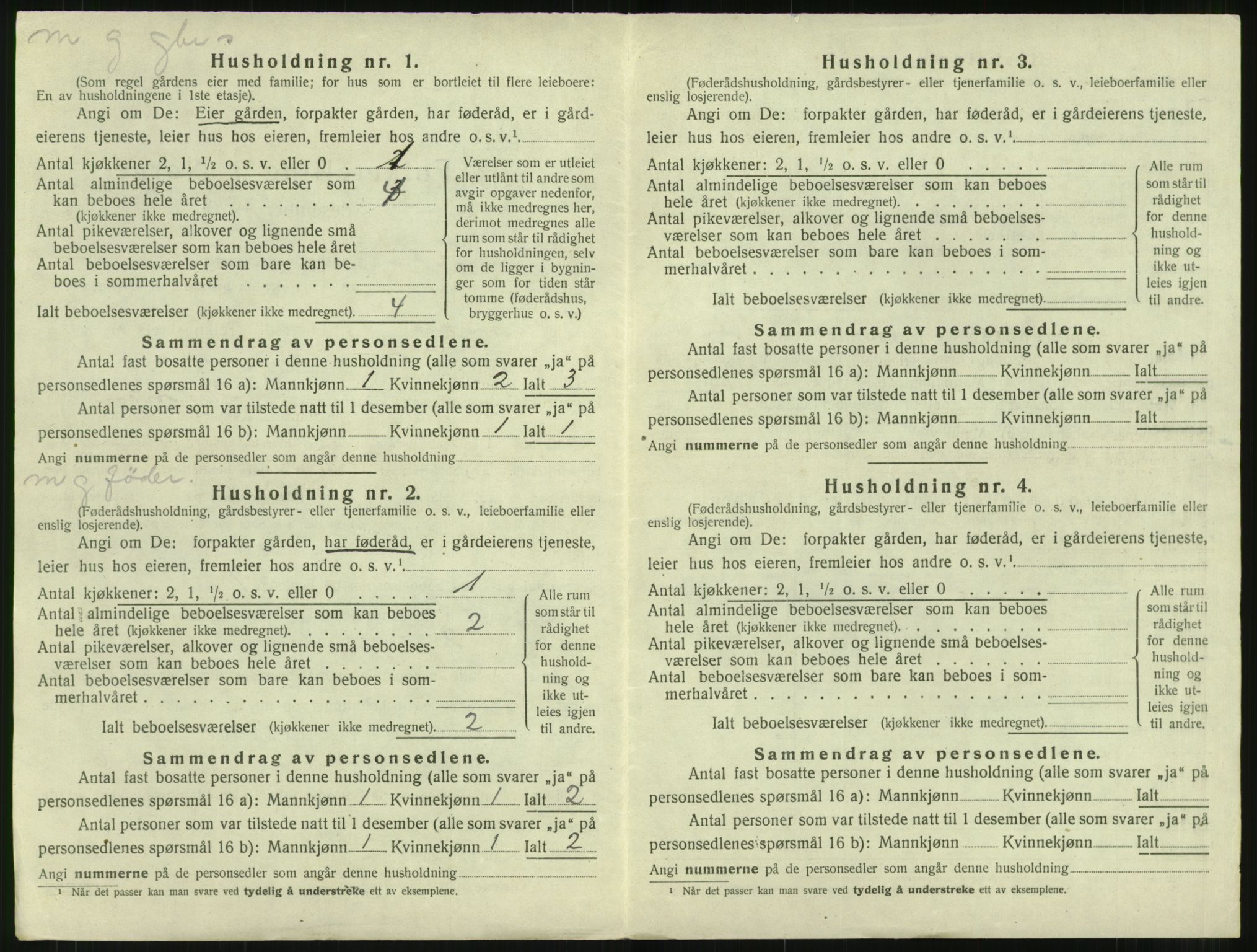 SAT, 1920 census for Bremsnes, 1920, p. 674