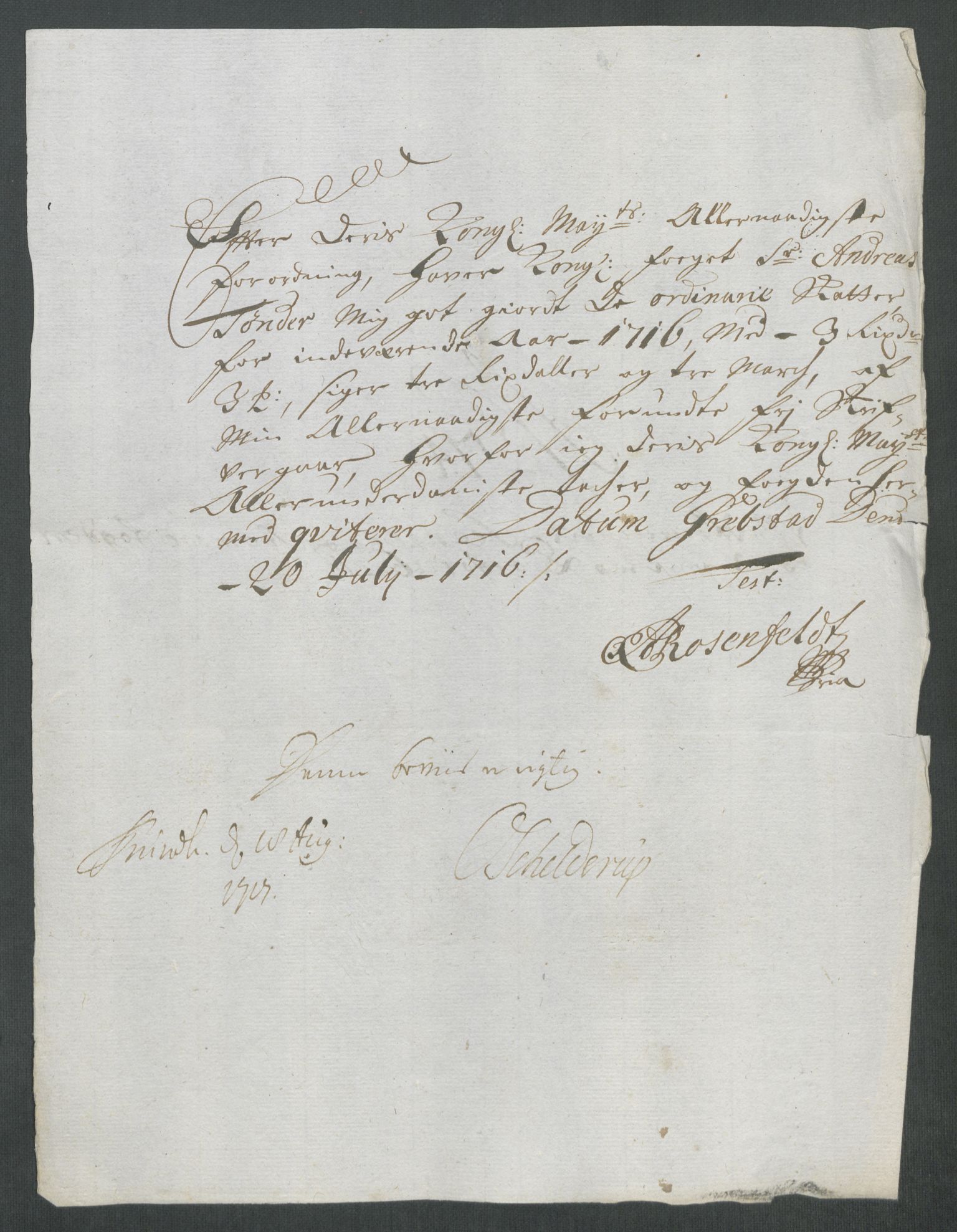 Rentekammeret inntil 1814, Reviderte regnskaper, Fogderegnskap, AV/RA-EA-4092/R68/L4762: Fogderegnskap Senja og Troms, 1716, p. 355