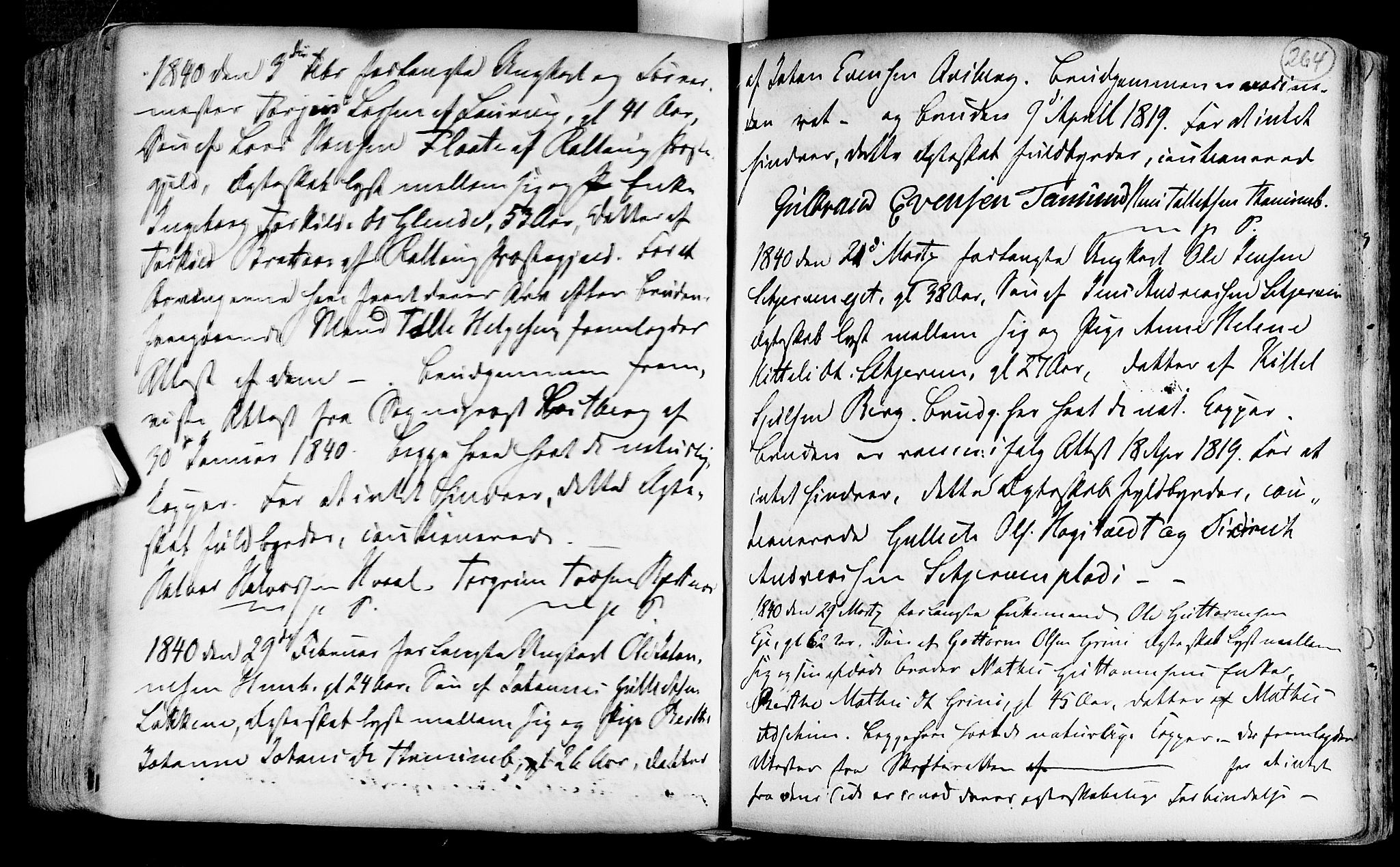 Lardal kirkebøker, SAKO/A-350/F/Fa/L0004: Parish register (official) no. i 4, 1733-1815, p. 264