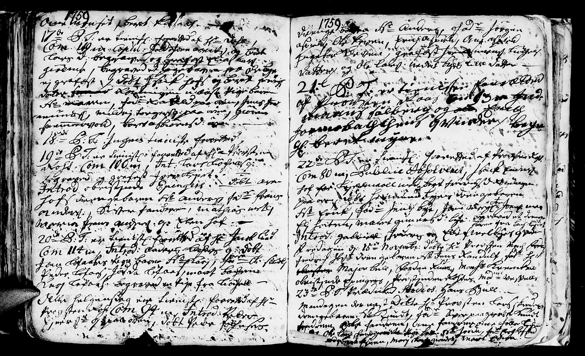 Ministerialprotokoller, klokkerbøker og fødselsregistre - Sør-Trøndelag, SAT/A-1456/668/L0813: Parish register (copy) no. 668C02, 1743-1765