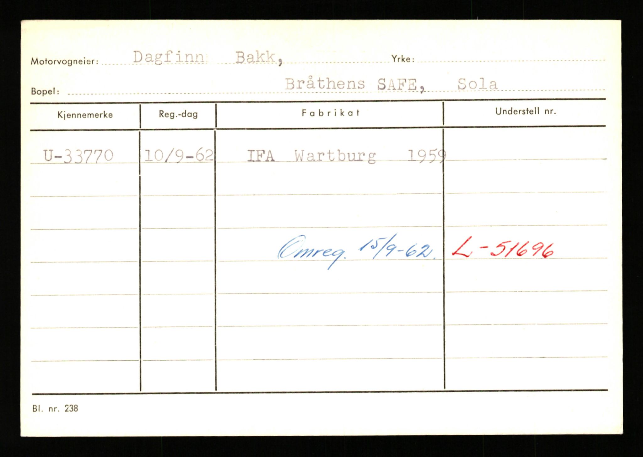 Stavanger trafikkstasjon, AV/SAST-A-101942/0/G/L0005: Registreringsnummer: 23000 - 34245, 1930-1971, p. 3338