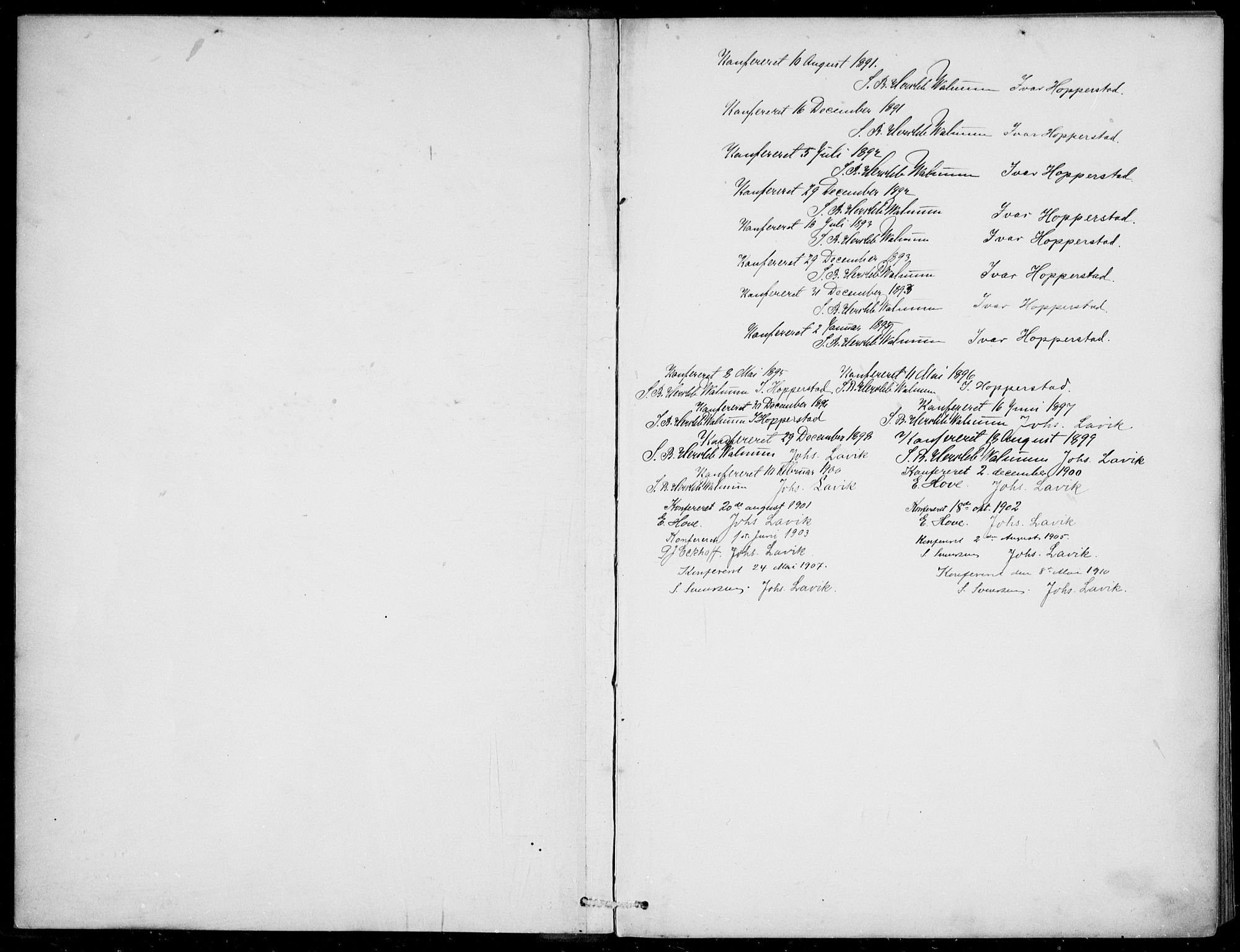 Vik sokneprestembete, AV/SAB-A-81501/H/Haa/Haac/L0002: Parish register (official) no. C  2, 1891-1910