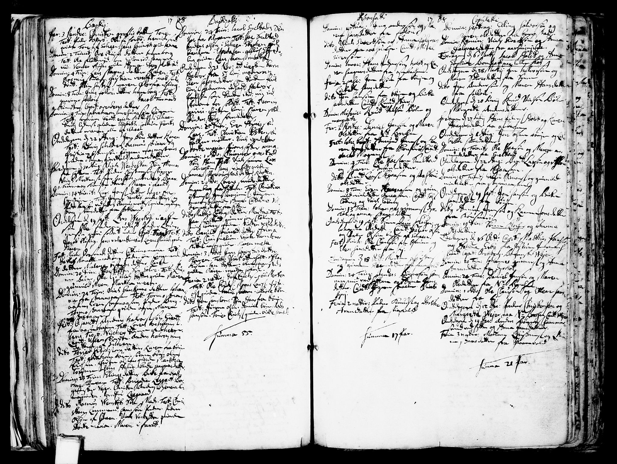 Gjerpen kirkebøker, SAKO/A-265/F/Fa/L0001: Parish register (official) no. I 1, 1681-1746