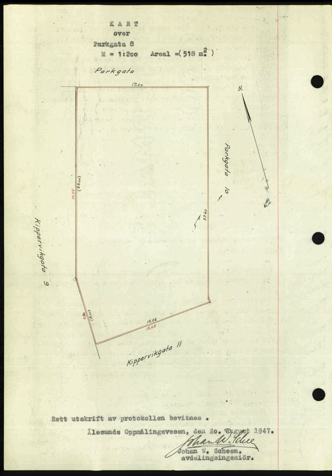 Ålesund byfogd, AV/SAT-A-4384: Mortgage book no. 37A (1), 1947-1949, Diary no: : 463/1947