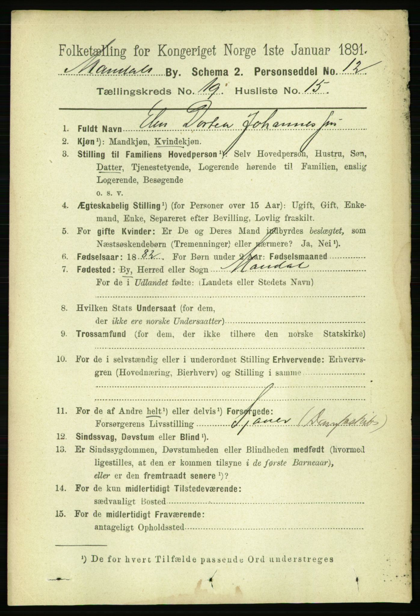 RA, 1891 census for 1002 Mandal, 1891, p. 3908