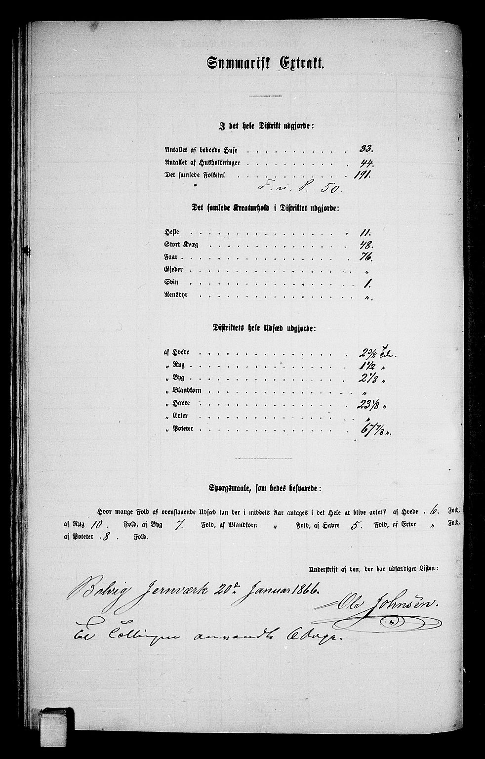 RA, 1865 census for Solum, 1865, p. 135