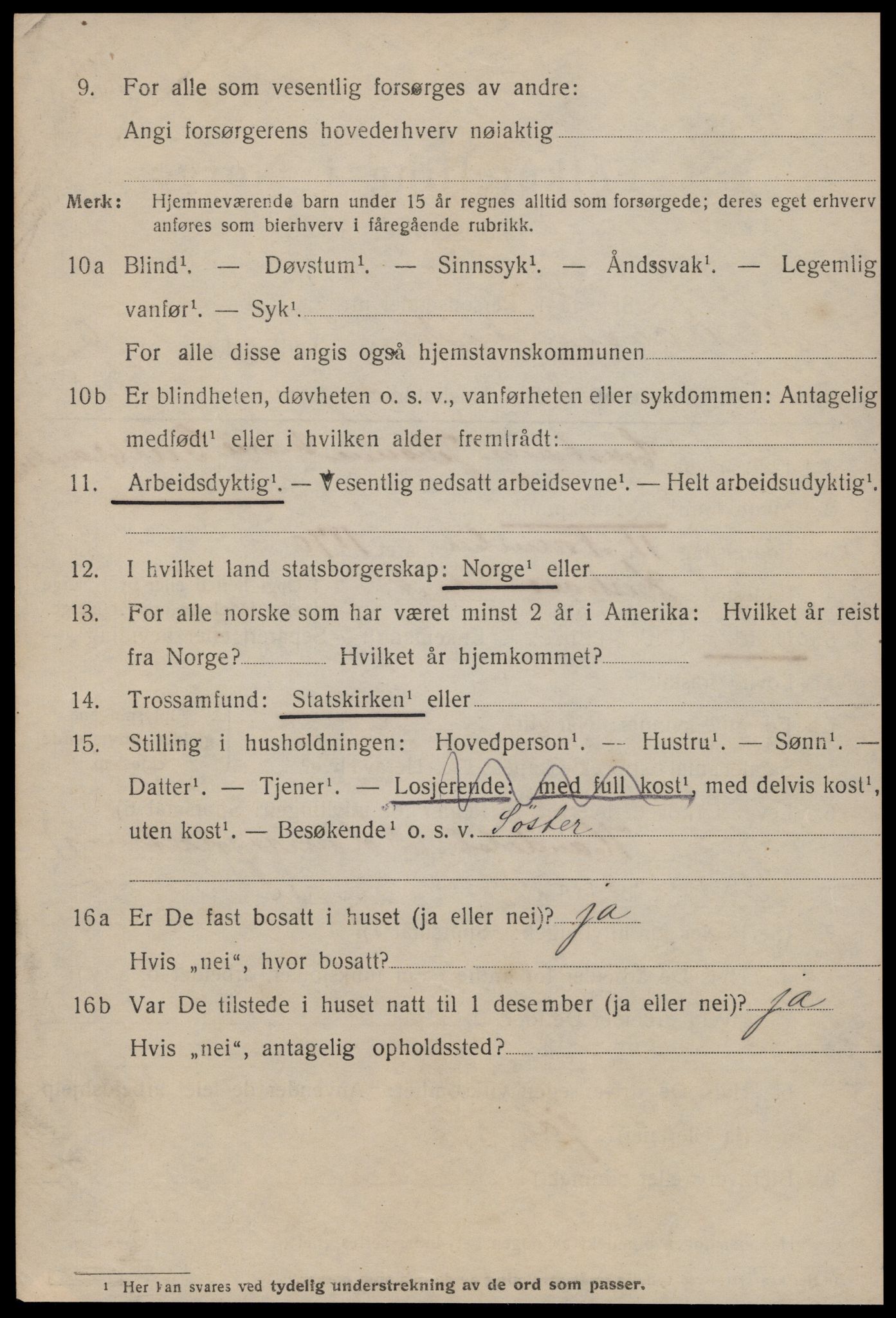 SAT, 1920 census for Kristiansund, 1920, p. 17028