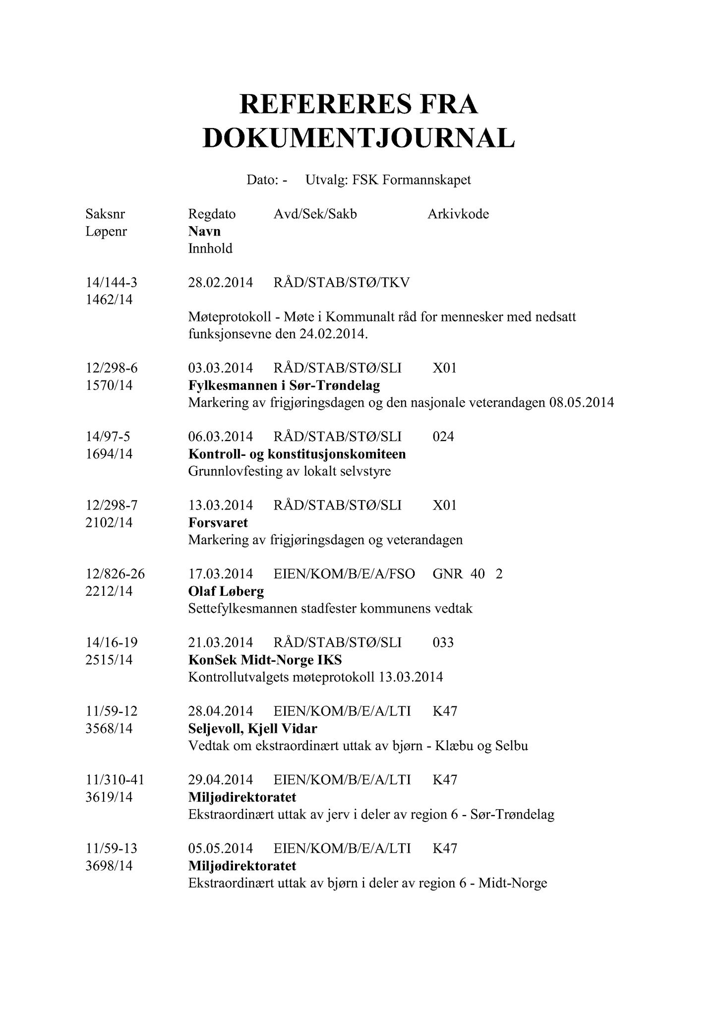 Klæbu Kommune, TRKO/KK/01-KS/L007: Kommunestyret - Møtedokumenter, 2014, p. 1684