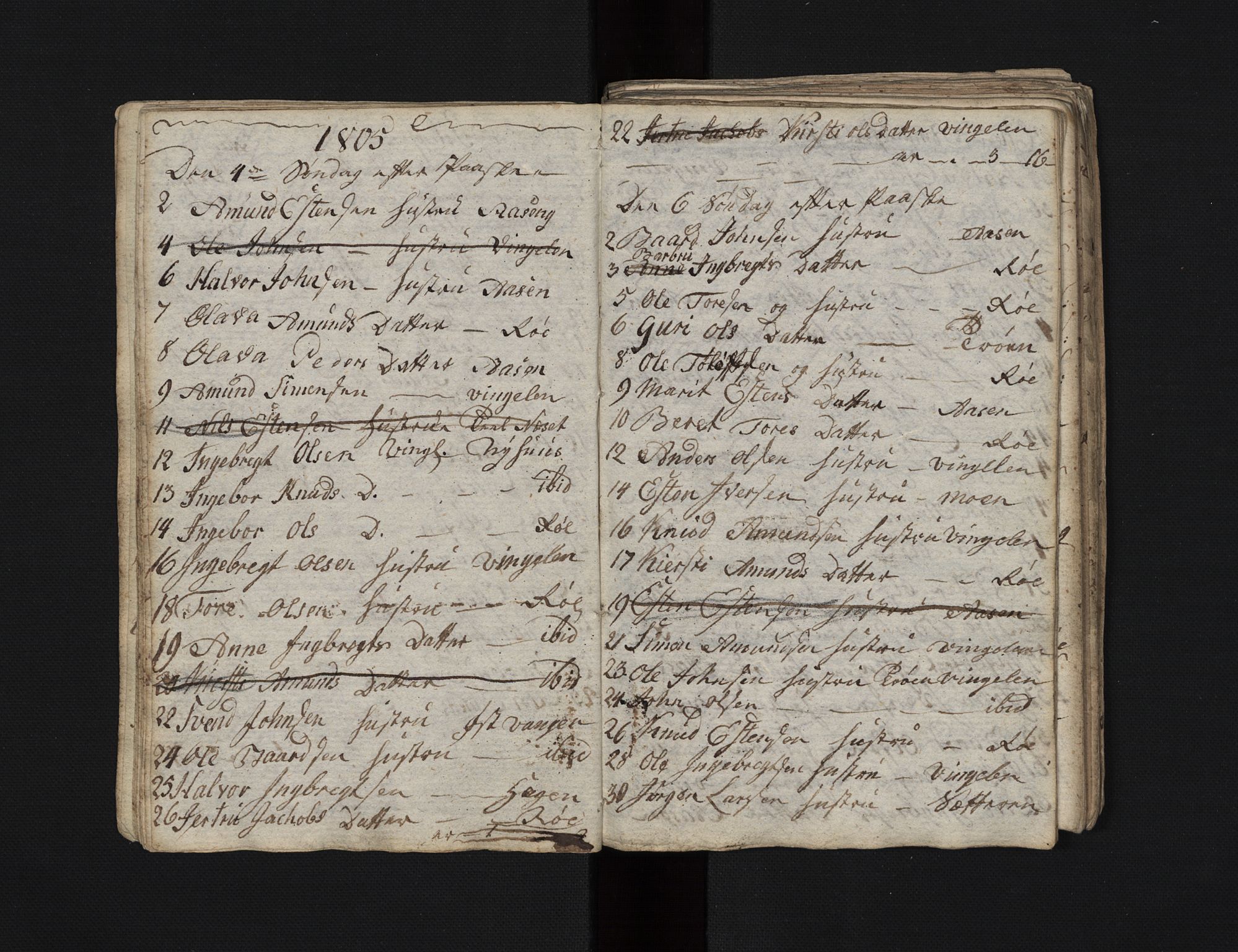 Tolga prestekontor, SAH/PREST-062/L/L0021: Parish register (copy) no. 21, 1804-1823