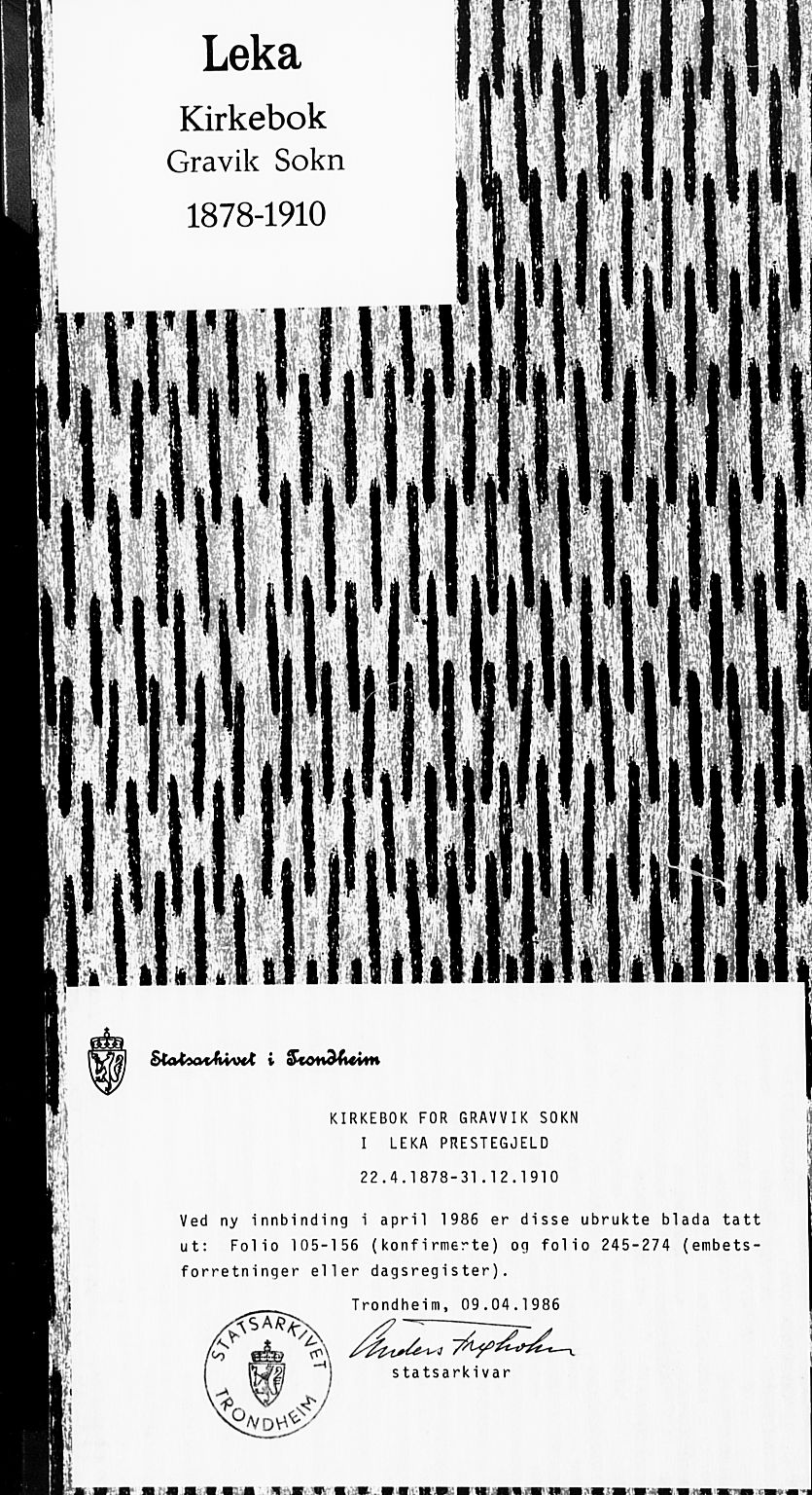 Ministerialprotokoller, klokkerbøker og fødselsregistre - Nord-Trøndelag, SAT/A-1458/789/L0705: Parish register (official) no. 789A01, 1878-1910
