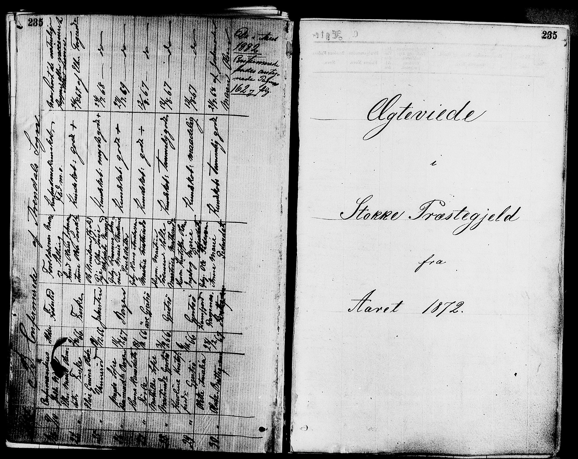 Stokke kirkebøker, SAKO/A-320/F/Fa/L0009: Parish register (official) no. I 9, 1872-1883, p. 235