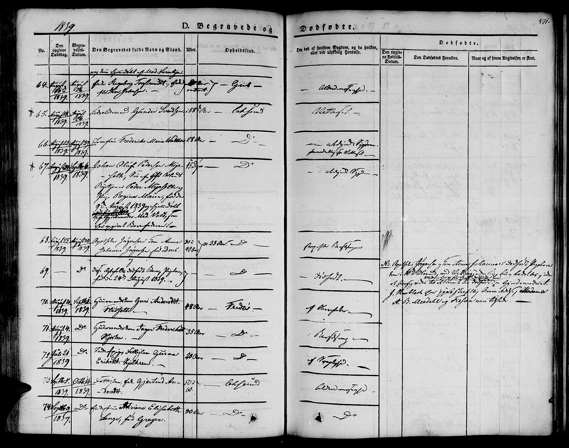 Ministerialprotokoller, klokkerbøker og fødselsregistre - Møre og Romsdal, AV/SAT-A-1454/572/L0843: Parish register (official) no. 572A06, 1832-1842, p. 371