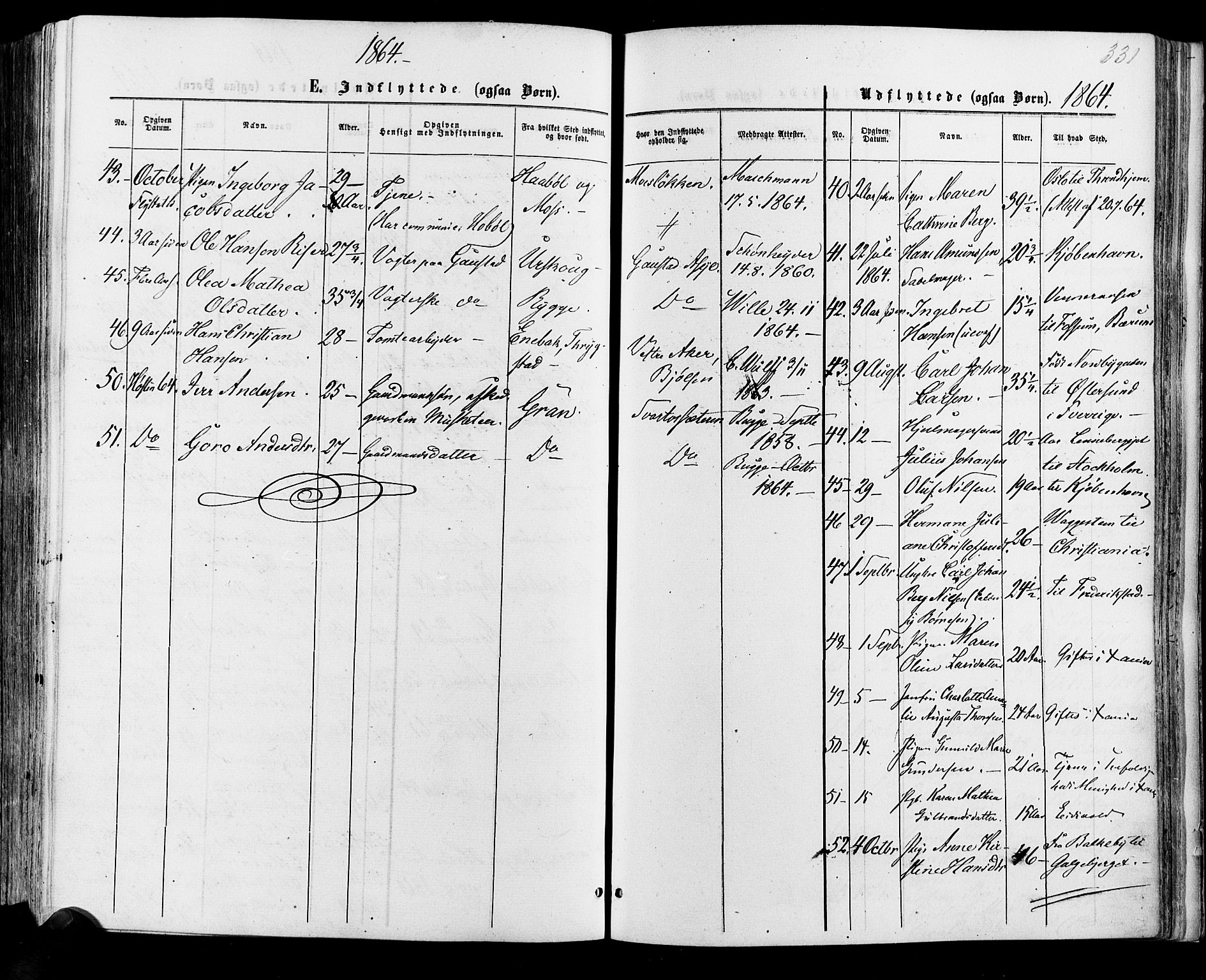 Vestre Aker prestekontor Kirkebøker, AV/SAO-A-10025/F/Fa/L0005: Parish register (official) no. 5, 1859-1877, p. 331