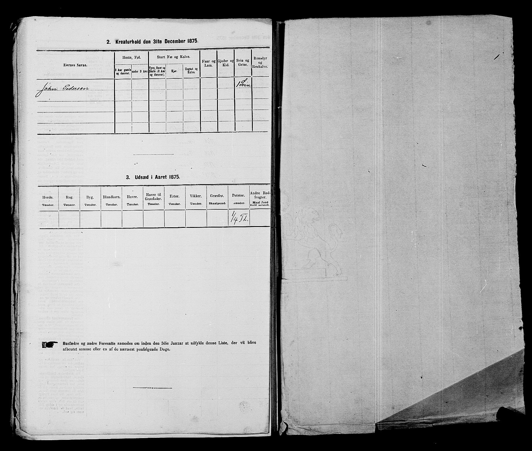 SAKO, 1875 census for 0806P Skien, 1875, p. 1037