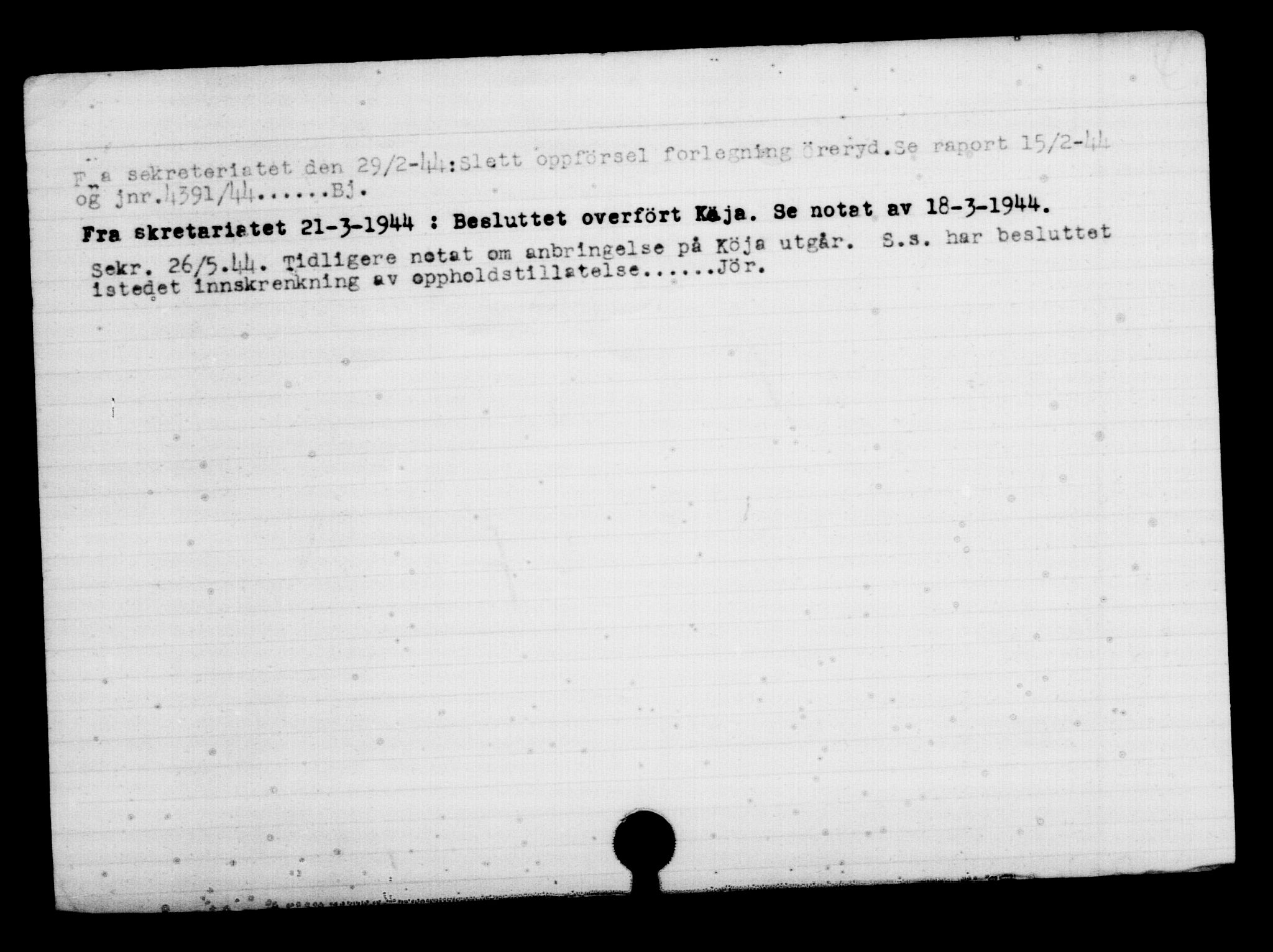 Den Kgl. Norske Legasjons Flyktningskontor, AV/RA-S-6753/V/Va/L0006: Kjesäterkartoteket.  Flyktningenr. 9400-12711, 1940-1945, p. 323