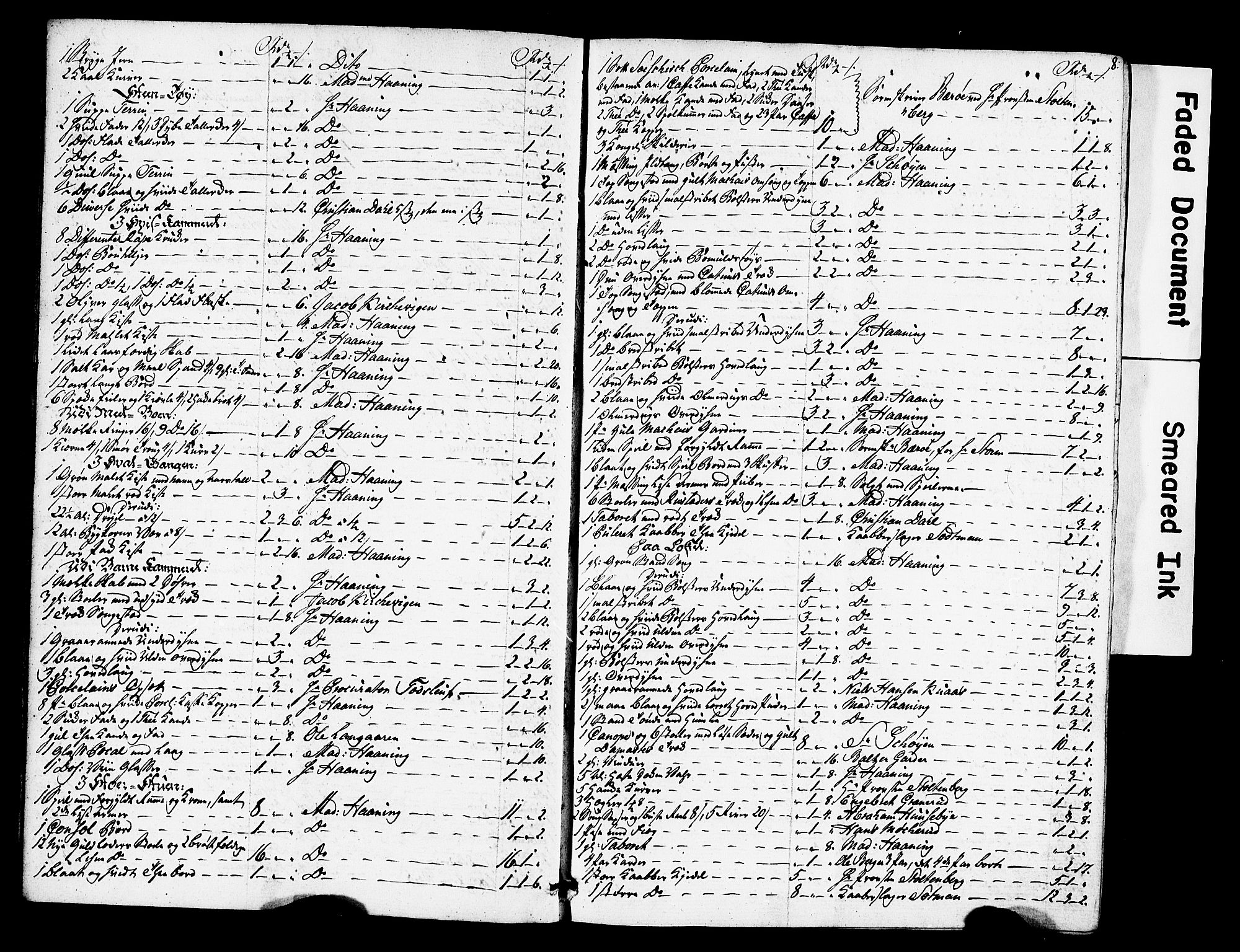 Den geistlige jurisdiksjon, AV/SAO-A-11097/G/Gb/Gbb/L0002: Skifteprotokoll, 1780-1824, p. 7b-8a