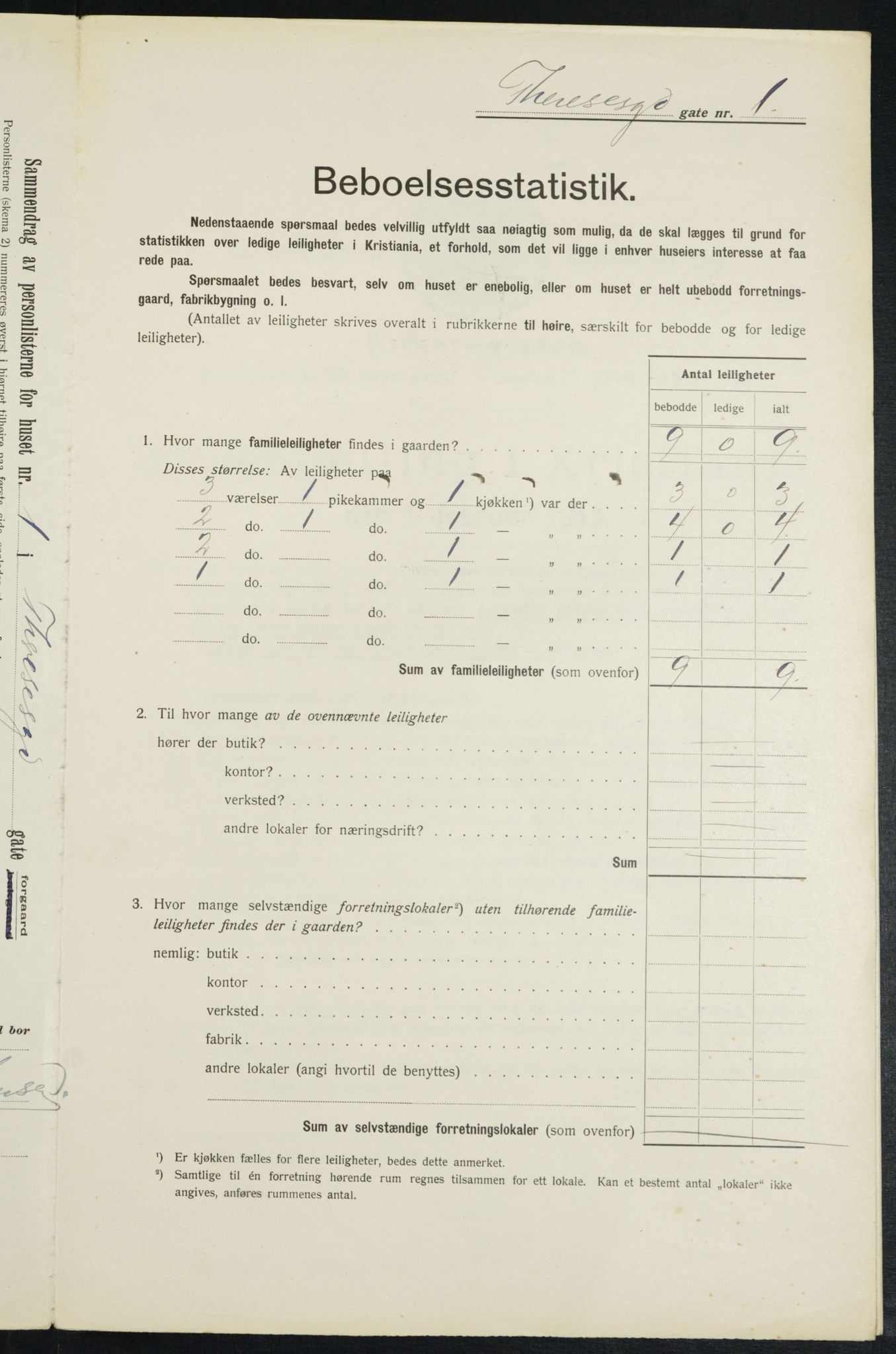 OBA, Municipal Census 1913 for Kristiania, 1913, p. 107721