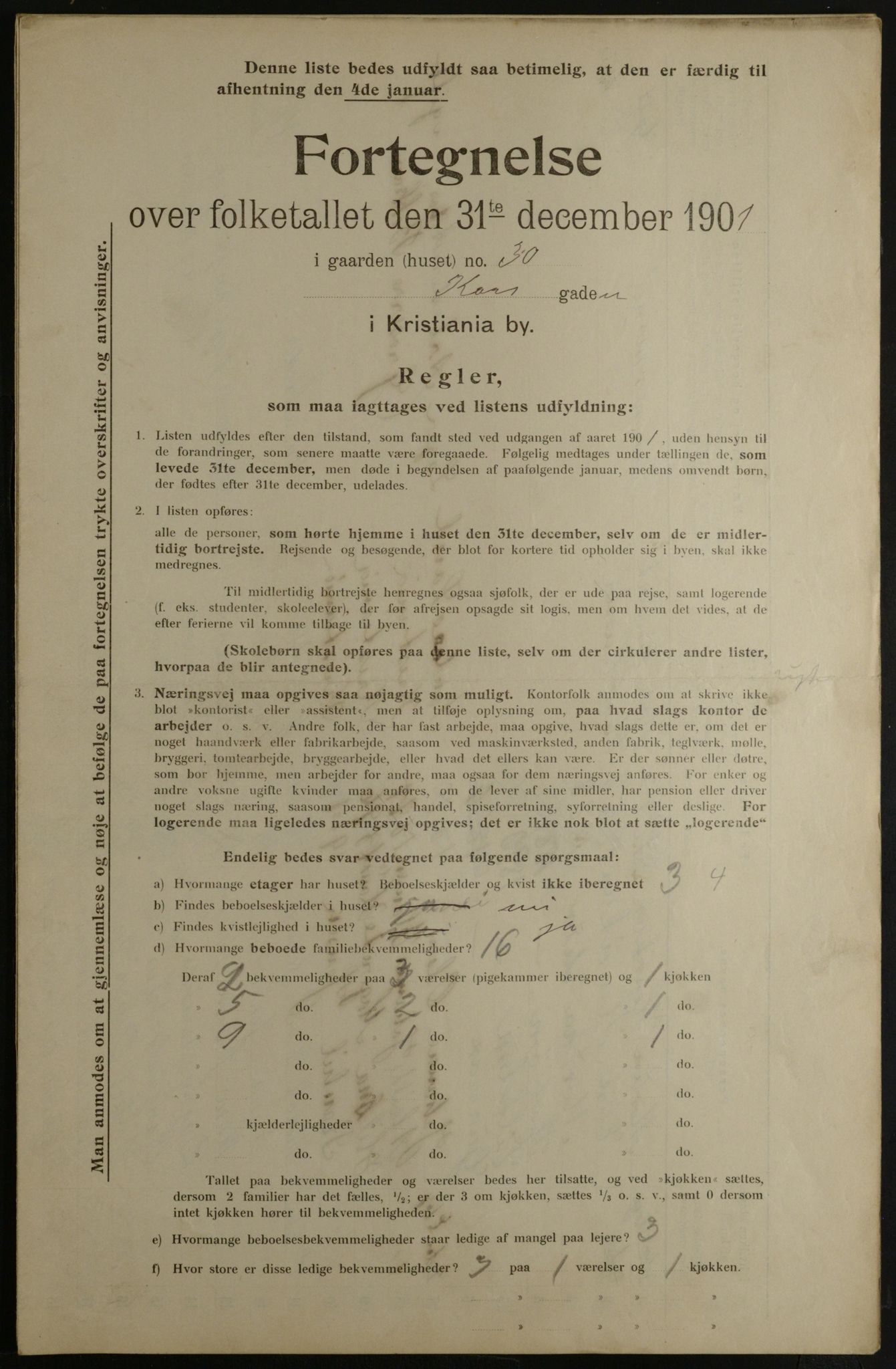 OBA, Municipal Census 1901 for Kristiania, 1901, p. 8223