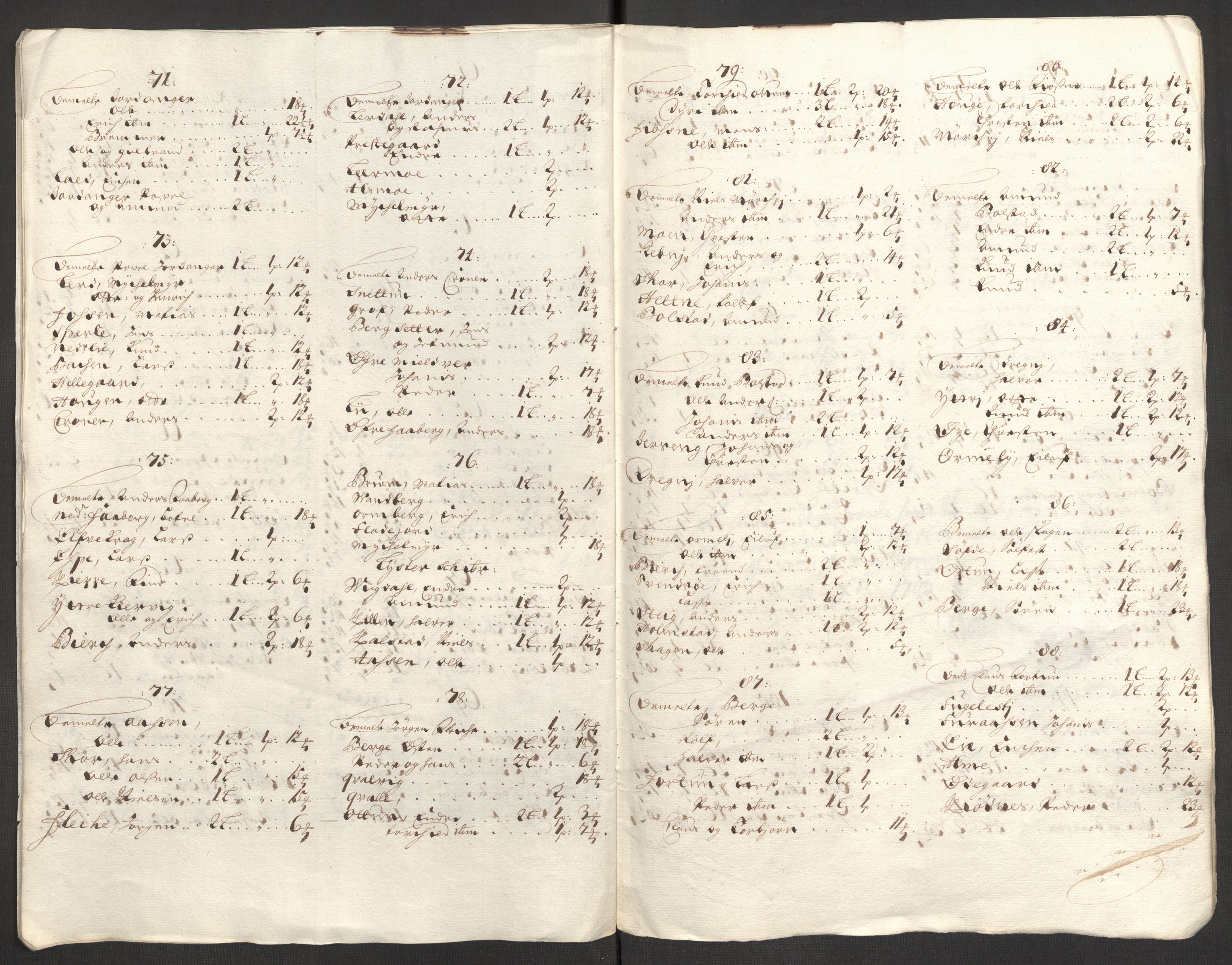 Rentekammeret inntil 1814, Reviderte regnskaper, Fogderegnskap, AV/RA-EA-4092/R52/L3313: Fogderegnskap Sogn, 1703-1704, p. 123