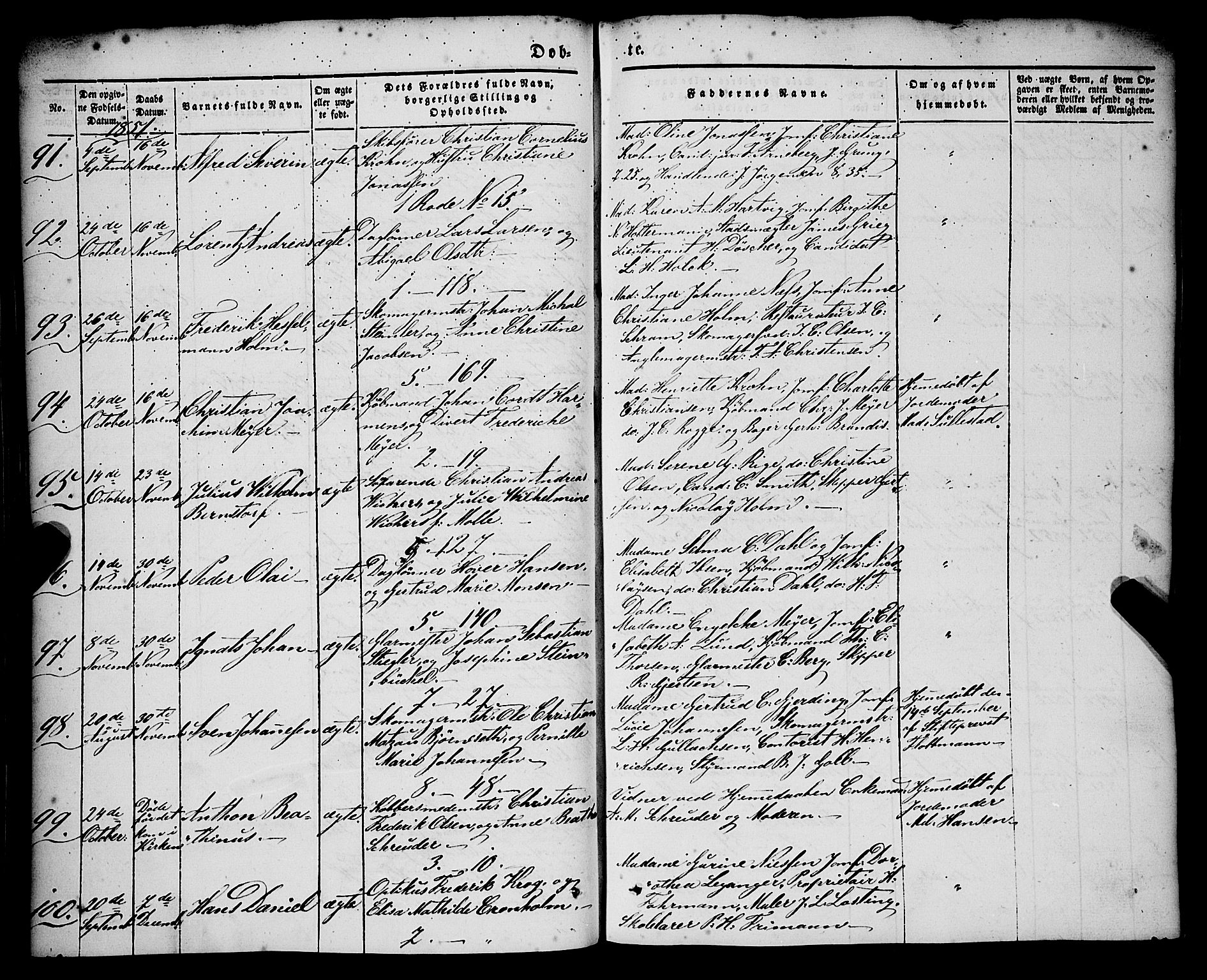 Nykirken Sokneprestembete, AV/SAB-A-77101/H/Haa/L0014: Parish register (official) no. B 1, 1844-1858, p. 69