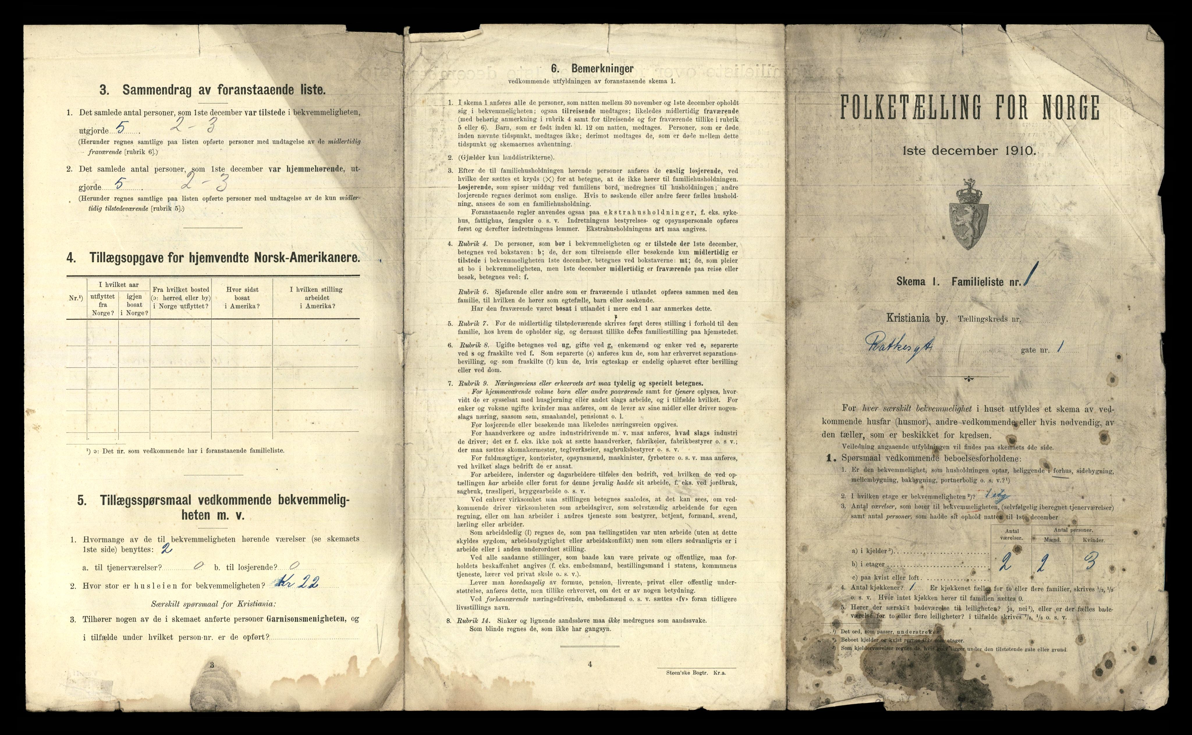 RA, 1910 census for Kristiania, 1910, p. 79091