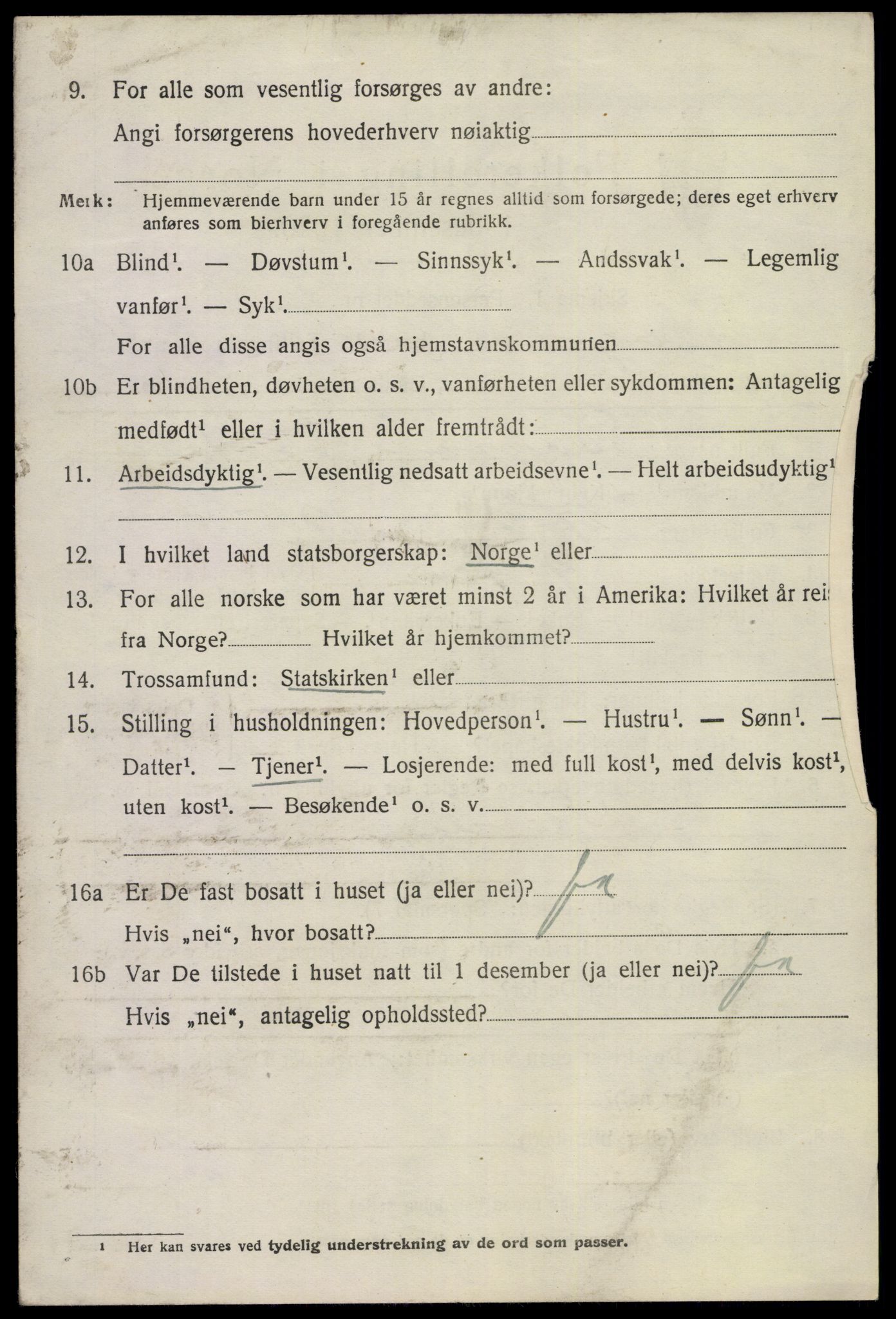 SAKO, 1920 census for Eidanger, 1920, p. 6669
