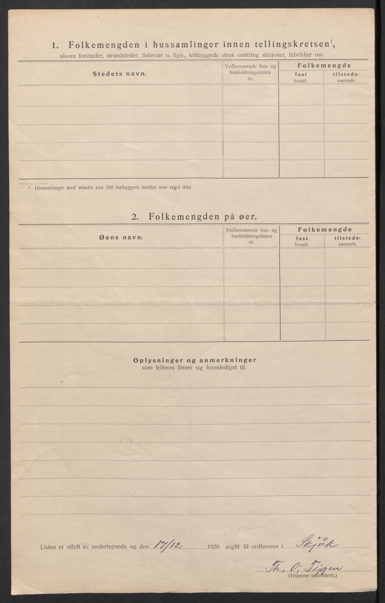 SAH, 1920 census for Skjåk, 1920, p. 14