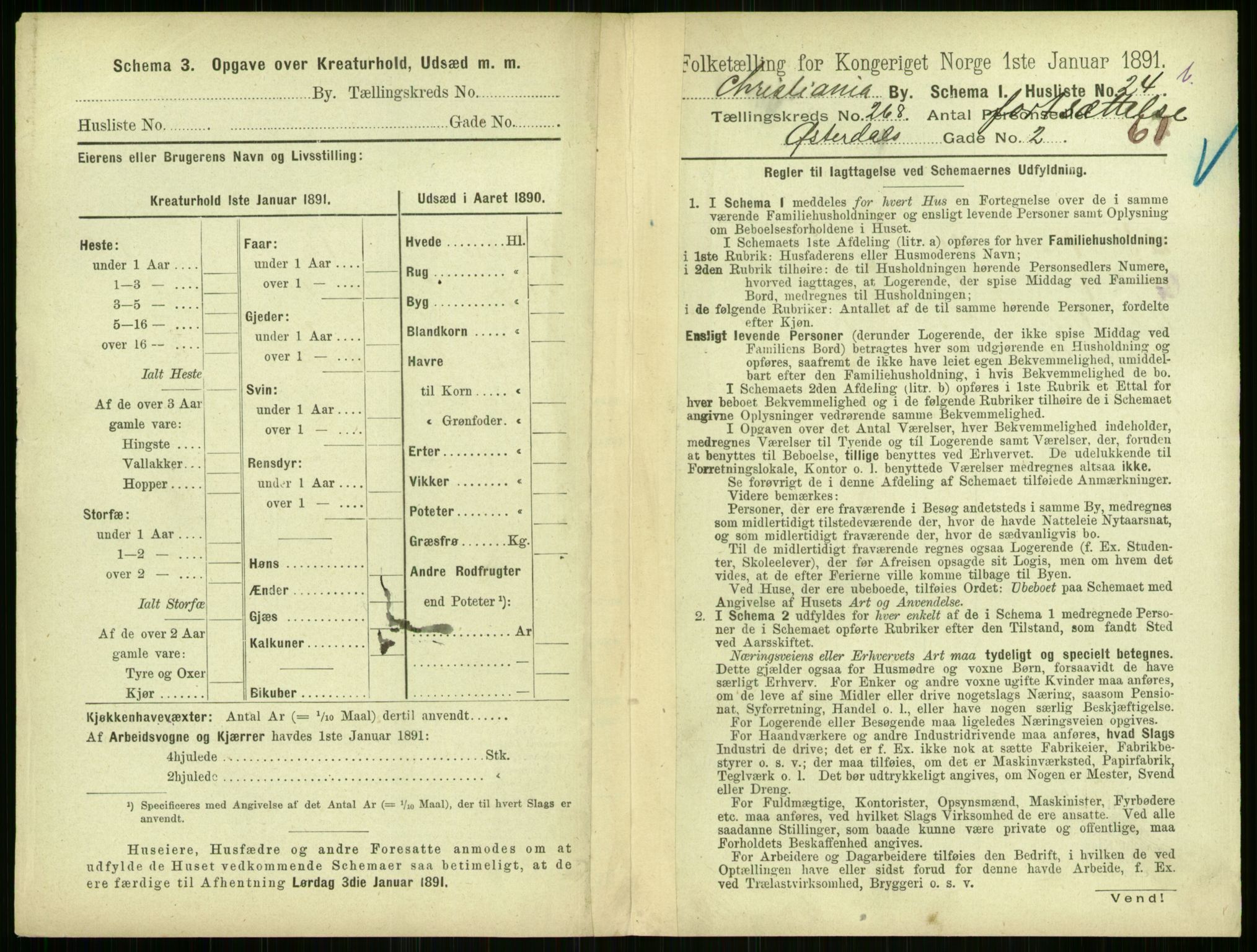 RA, 1891 census for 0301 Kristiania, 1891, p. 162029