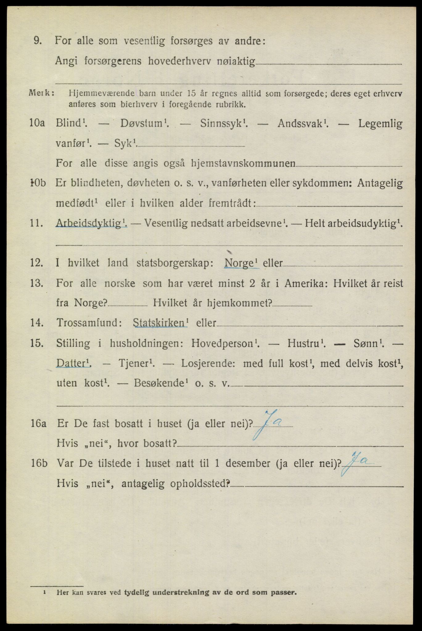 SAO, 1920 census for Blaker, 1920, p. 2254