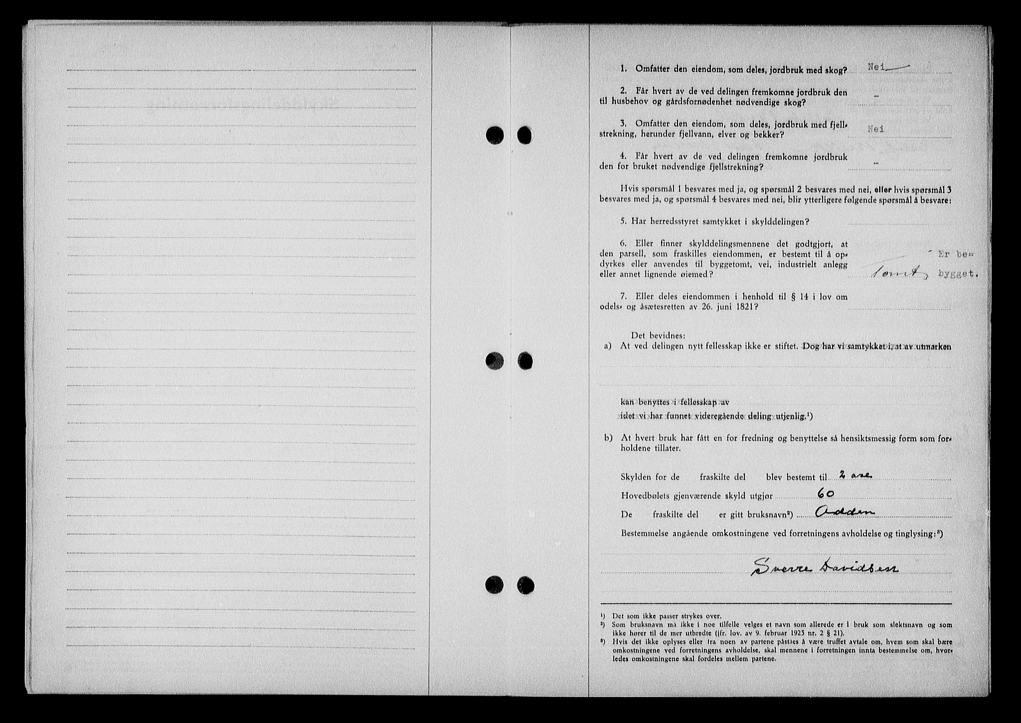 Nedenes sorenskriveri, AV/SAK-1221-0006/G/Gb/Gba/L0048: Mortgage book no. A-II, 1940-1941, Diary no: : 678/1941