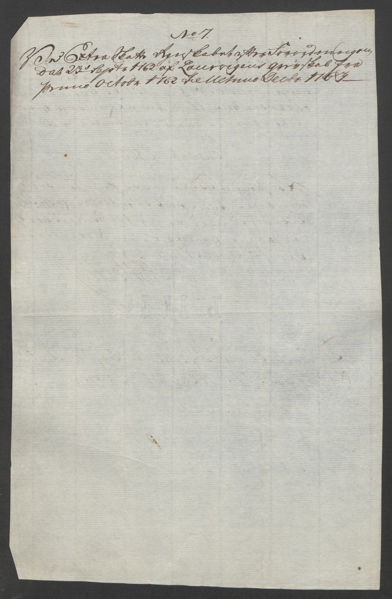 Rentekammeret inntil 1814, Reviderte regnskaper, Fogderegnskap, RA/EA-4092/R33/L2033: Ekstraskatten Larvik grevskap, 1762-1764, p. 144