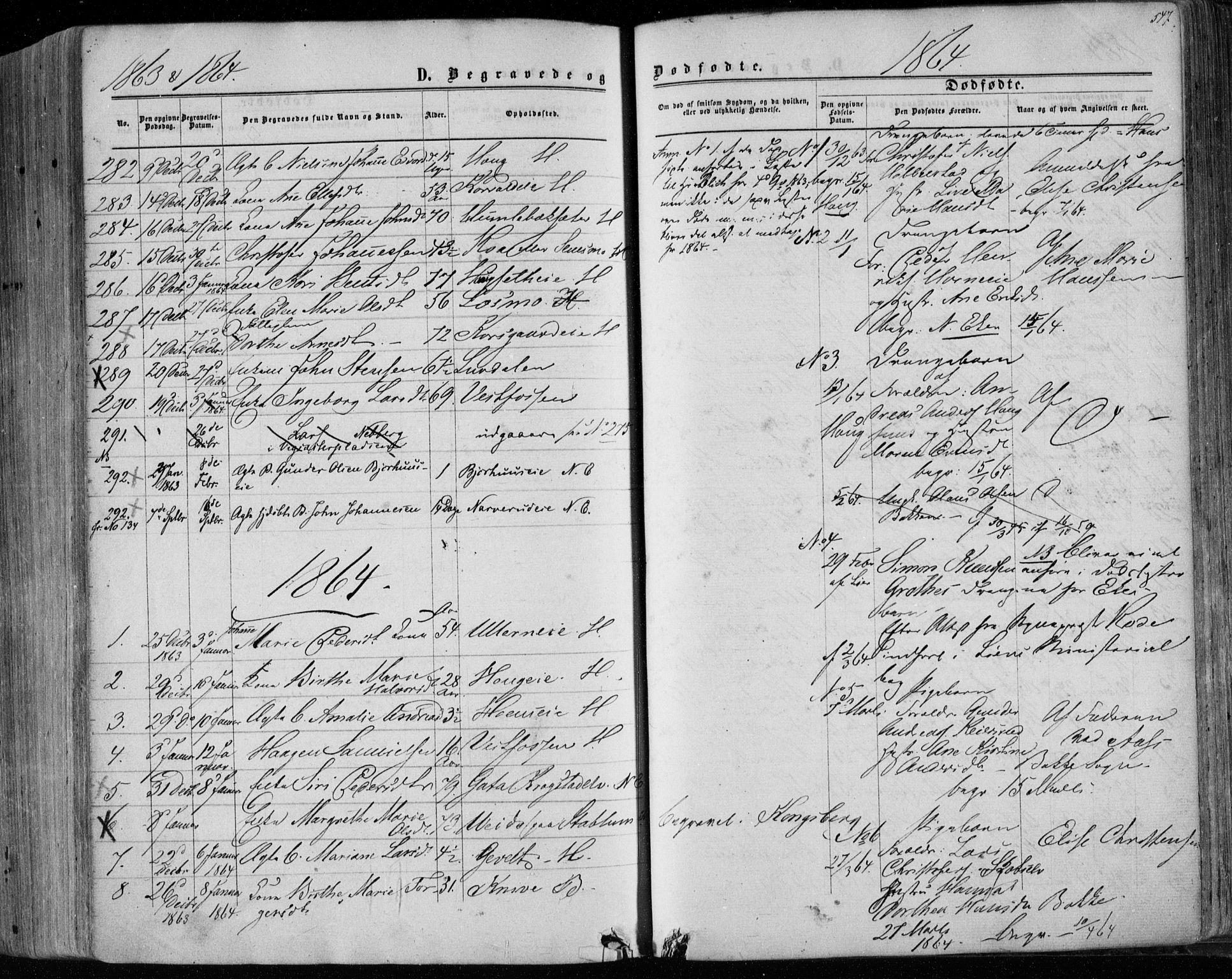 Eiker kirkebøker, AV/SAKO-A-4/F/Fa/L0016: Parish register (official) no. I 16, 1860-1868, p. 547