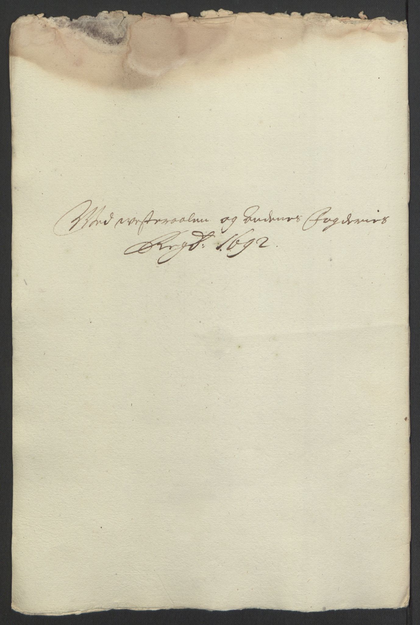 Rentekammeret inntil 1814, Reviderte regnskaper, Fogderegnskap, RA/EA-4092/R67/L4676: Fogderegnskap Vesterålen, Andenes og Lofoten, 1691-1693, p. 179