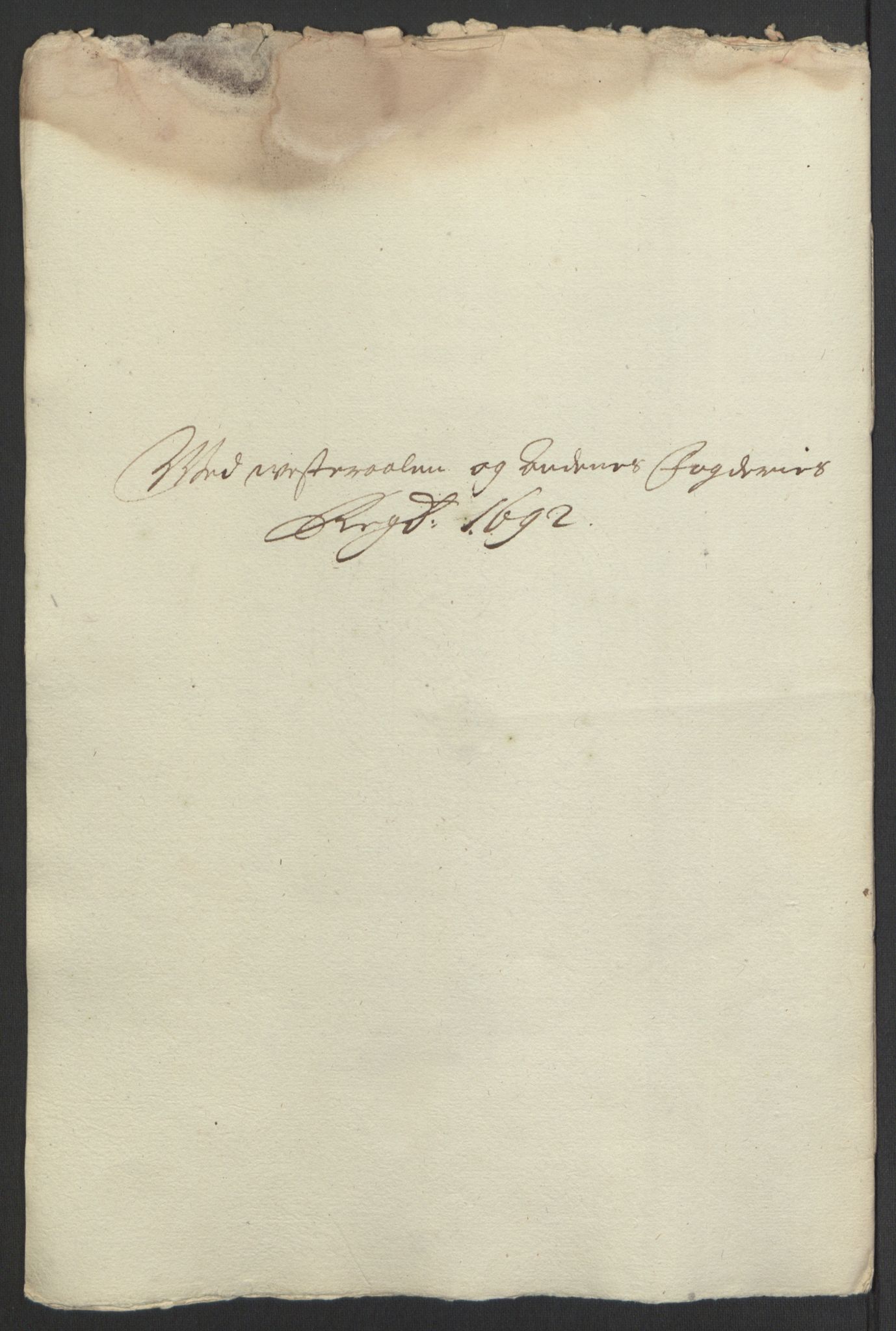 Rentekammeret inntil 1814, Reviderte regnskaper, Fogderegnskap, AV/RA-EA-4092/R67/L4676: Fogderegnskap Vesterålen, Andenes og Lofoten, 1691-1693, p. 179