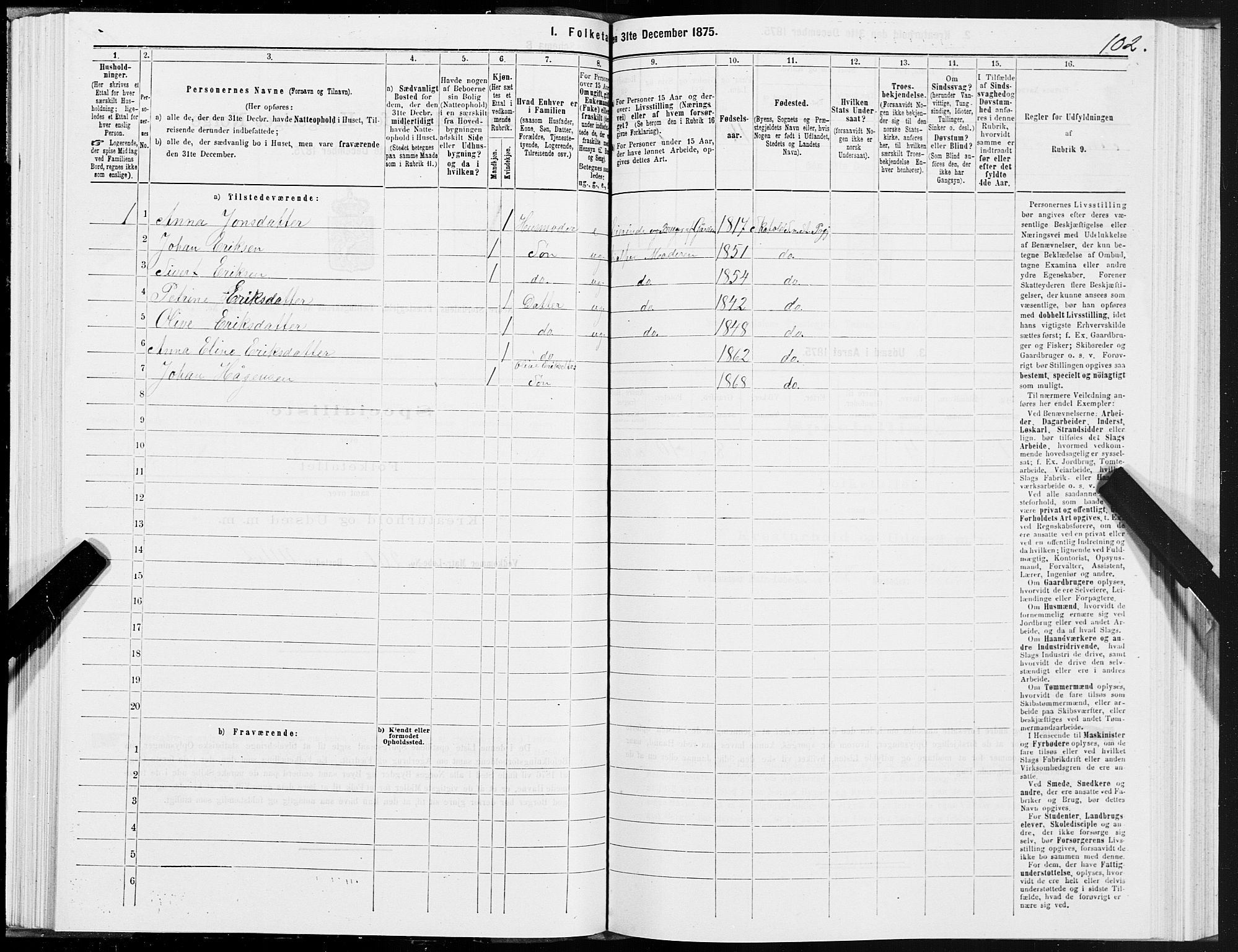 SAT, 1875 census for 1714P Nedre Stjørdal, 1875, p. 1102