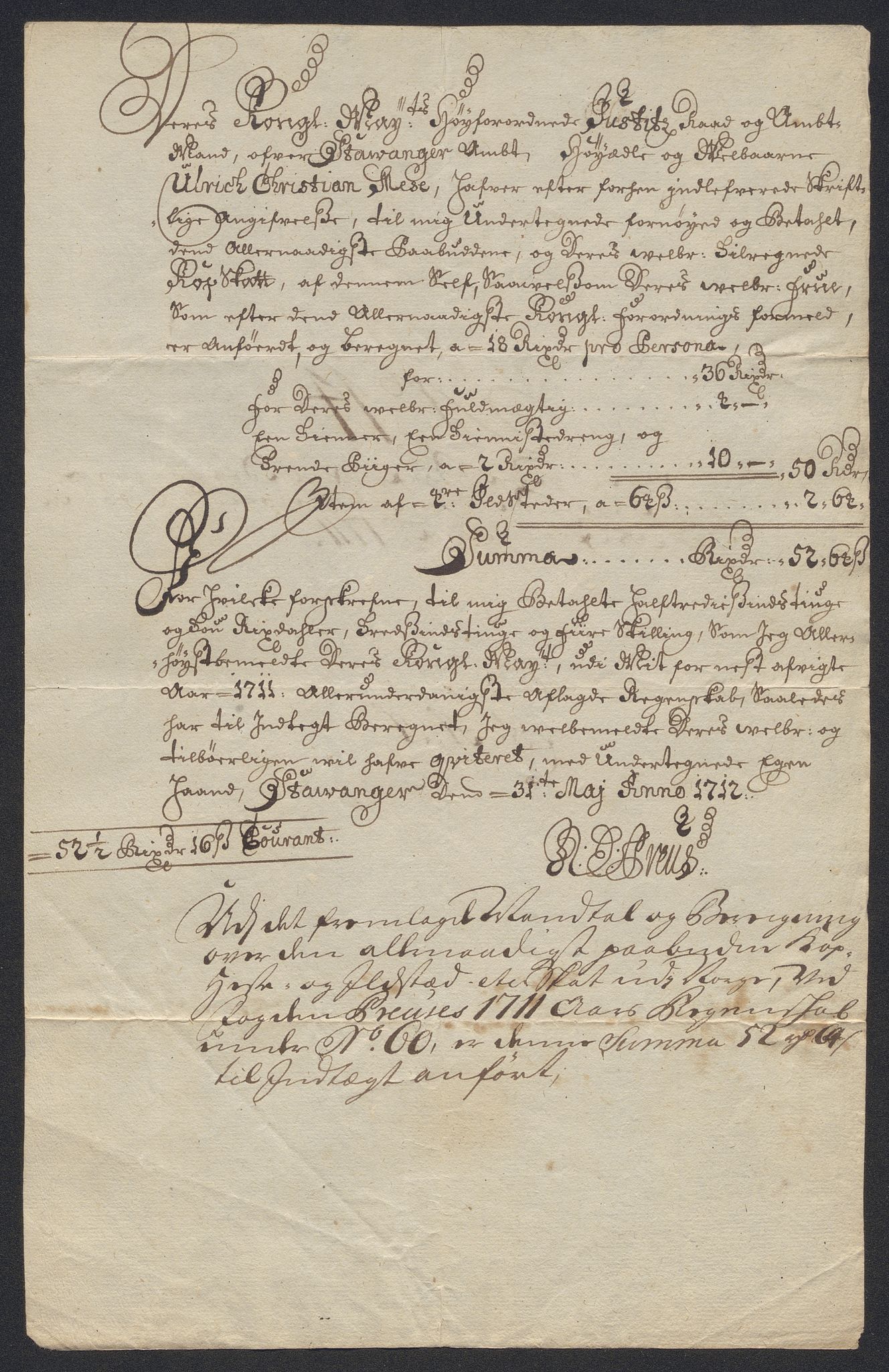 Rentekammeret inntil 1814, Reviderte regnskaper, Byregnskaper, AV/RA-EA-4066/R/Ro/L0302: [O4] Kontribusjonsregnskap, 1687-1711, p. 387