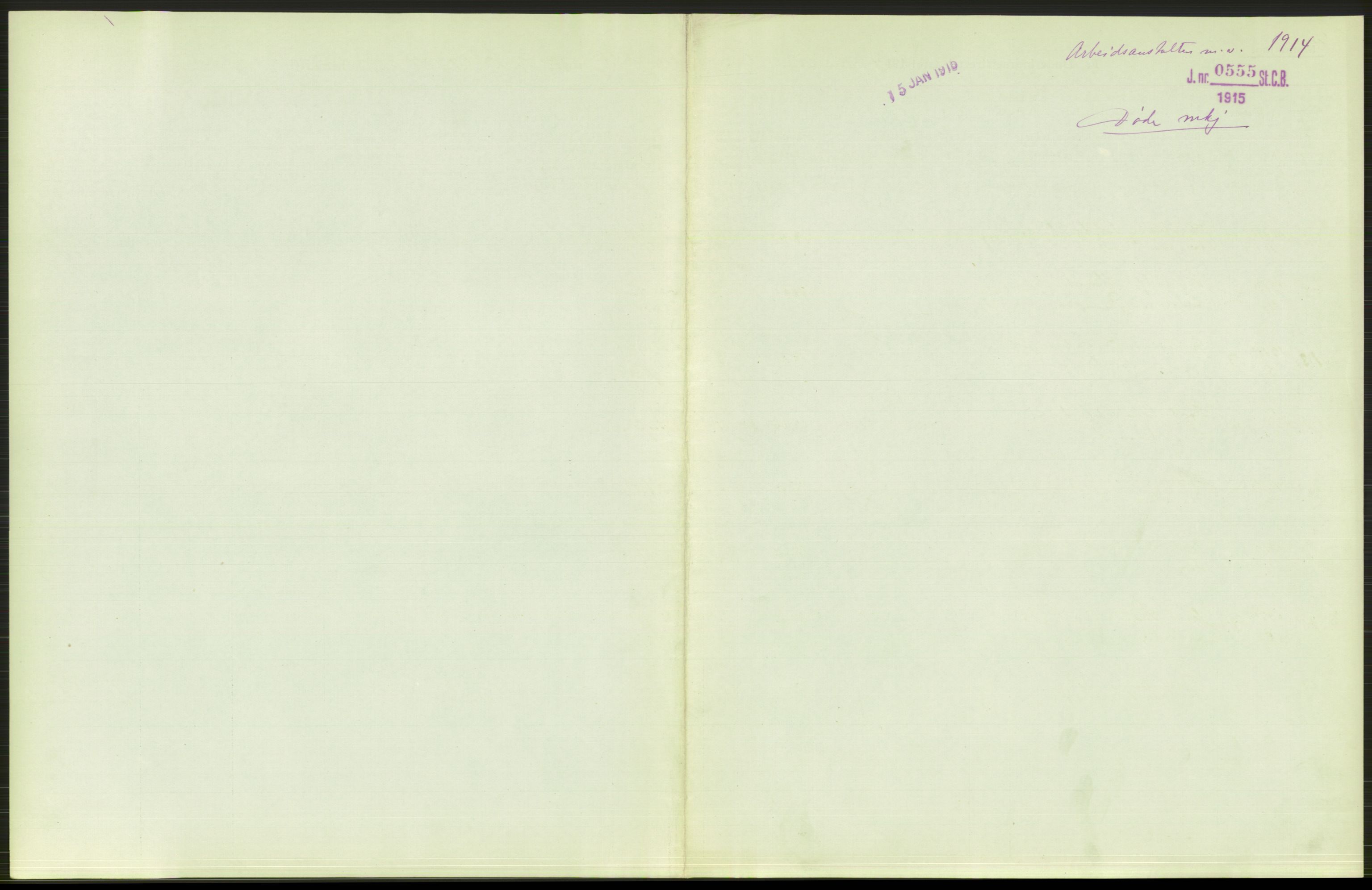 Statistisk sentralbyrå, Sosiodemografiske emner, Befolkning, AV/RA-S-2228/D/Df/Dfb/Dfbd/L0008: Kristiania: Døde, 1914, p. 589