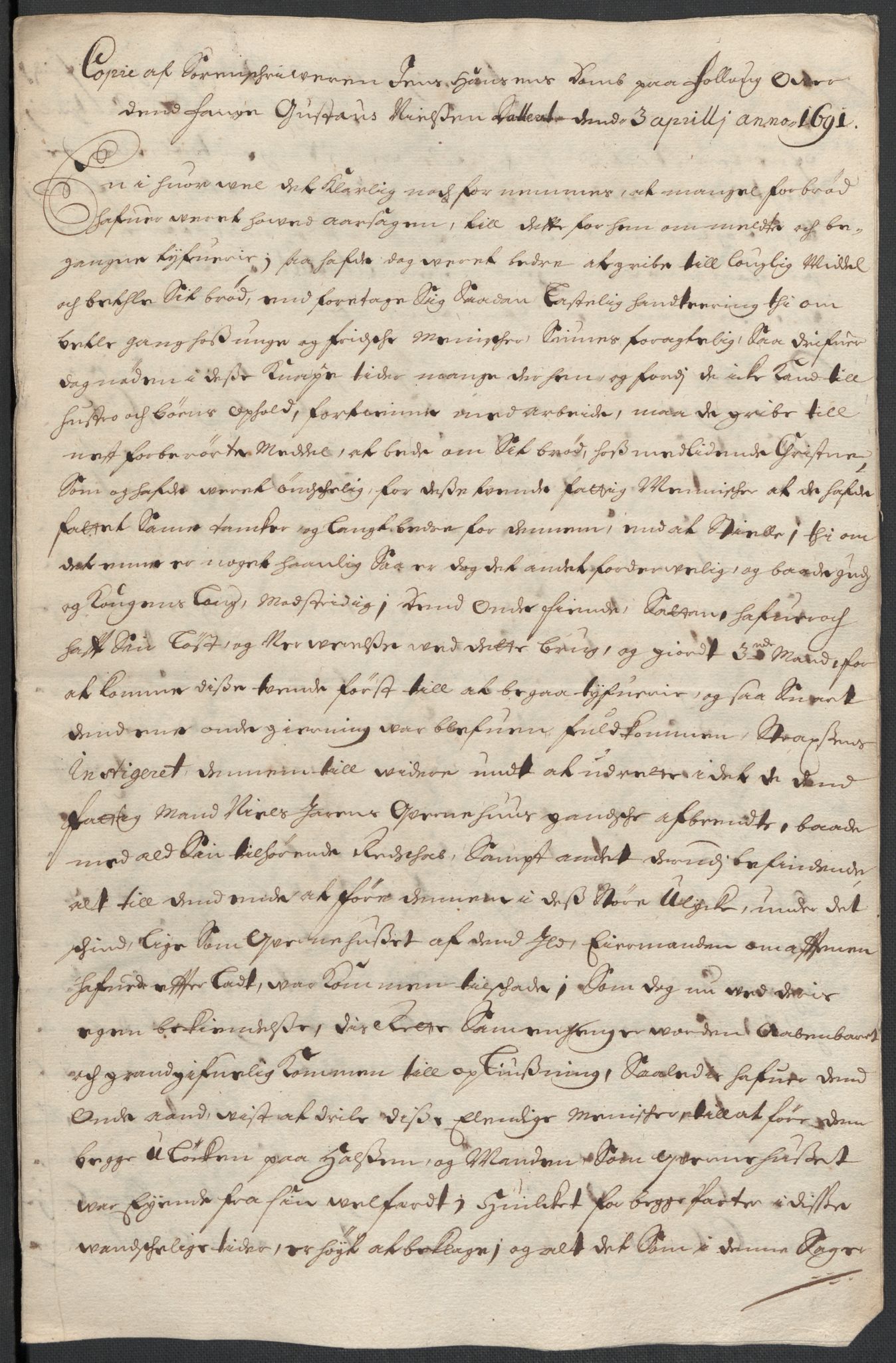 Rentekammeret inntil 1814, Reviderte regnskaper, Fogderegnskap, AV/RA-EA-4092/R08/L0425: Fogderegnskap Aker, 1690-1691, p. 181