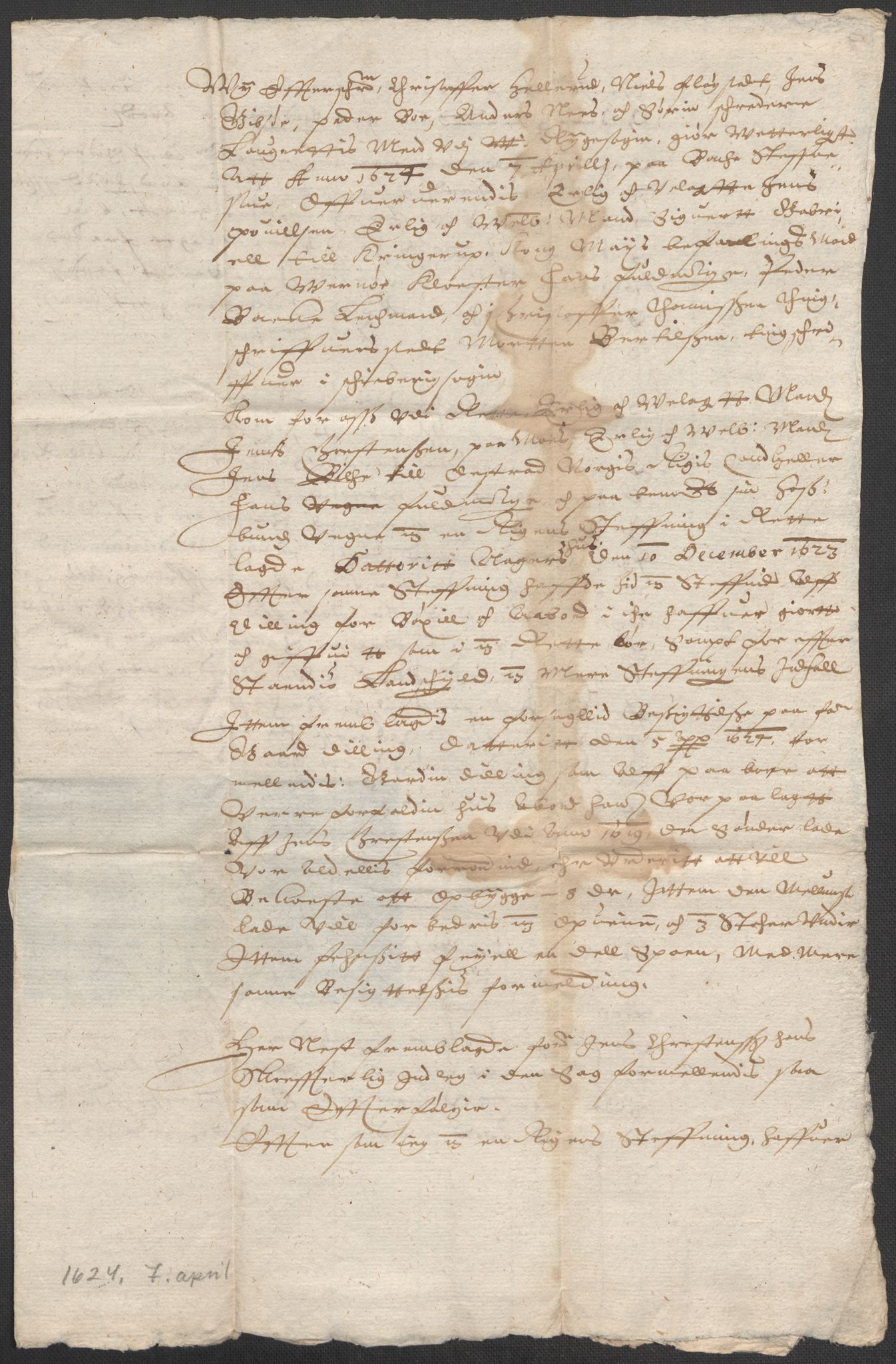 Riksarkivets diplomsamling, AV/RA-EA-5965/F12/L0004: Pk. 7 (I), 1490-1729, p. 46