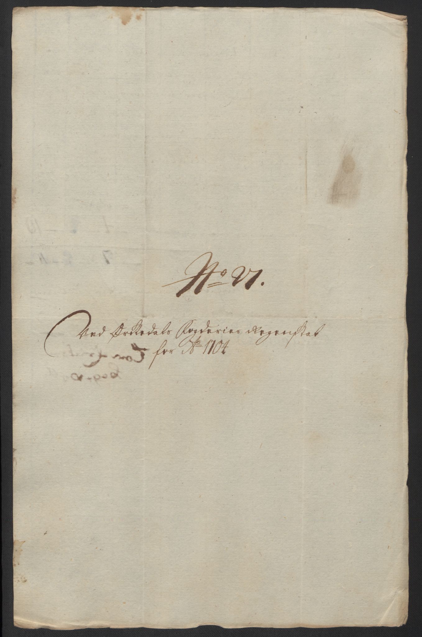 Rentekammeret inntil 1814, Reviderte regnskaper, Fogderegnskap, RA/EA-4092/R60/L3954: Fogderegnskap Orkdal og Gauldal, 1704, p. 210